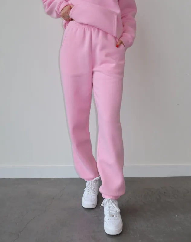 Oversized Joggers | Baby Pink sold by Brunette The Label