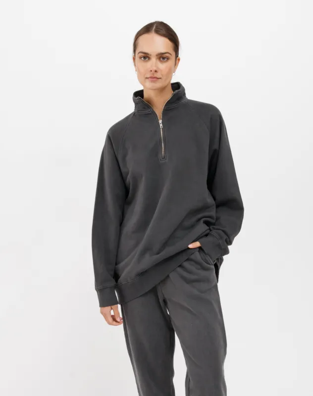 Not Your Boyfriend's Half Zip Sweatshirt sold by Brunette The Label