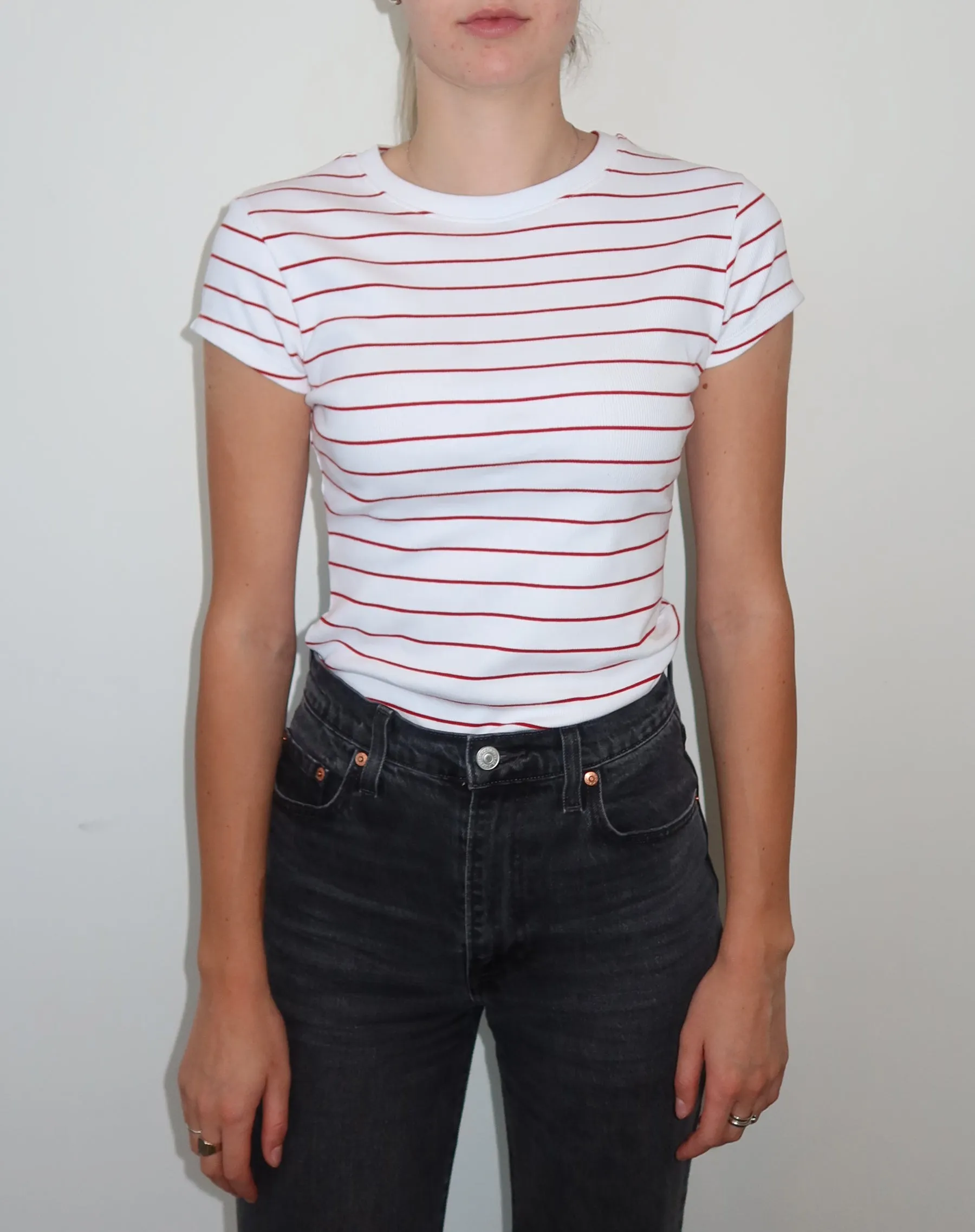 Ribbed Tee sold by Brunette The Label