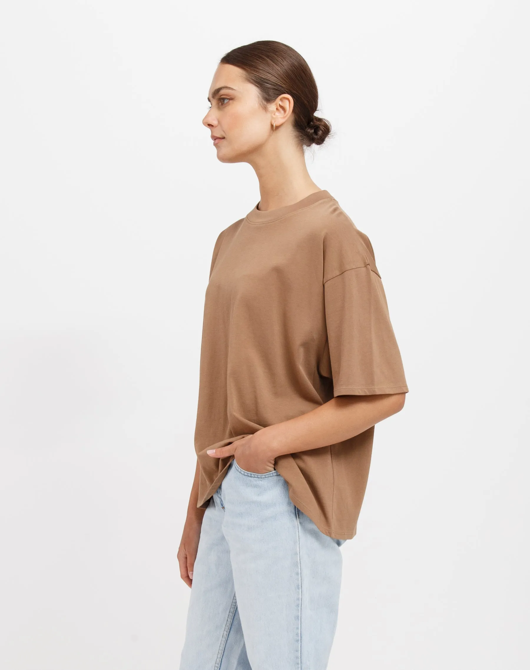Boxy Tee sold by Brunette The Label product image thumbnail 2