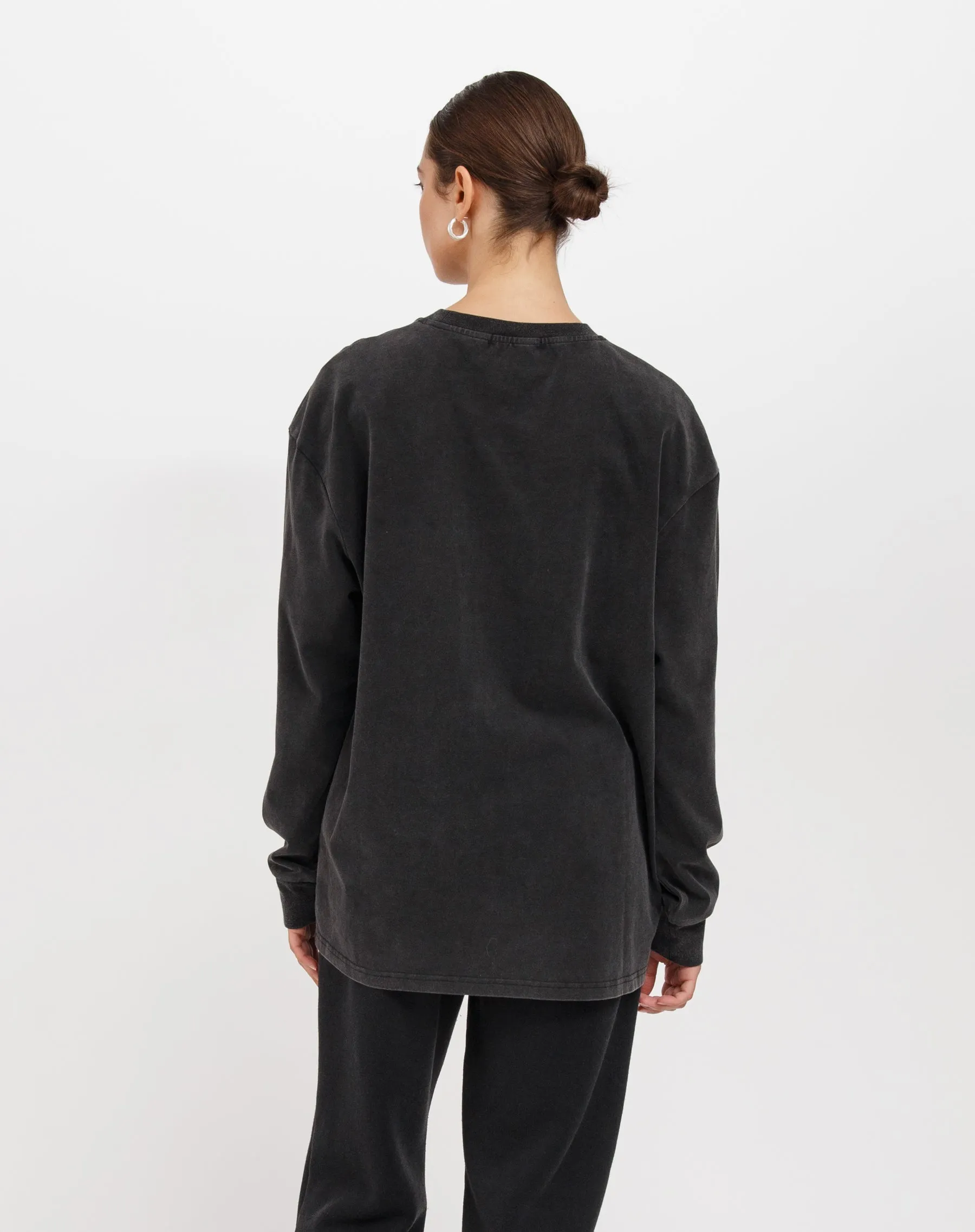 "Begin Again" Boxy Long Sleeve Tee sold by Brunette The Label product image thumbnail 3