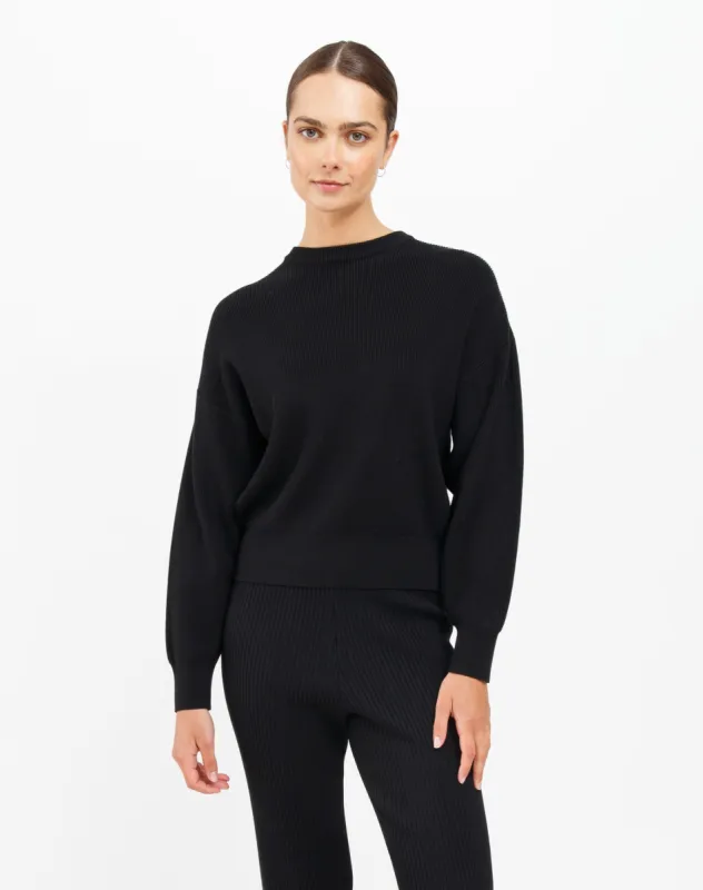 Olivia Knit Crew sold by Brunette The Label
