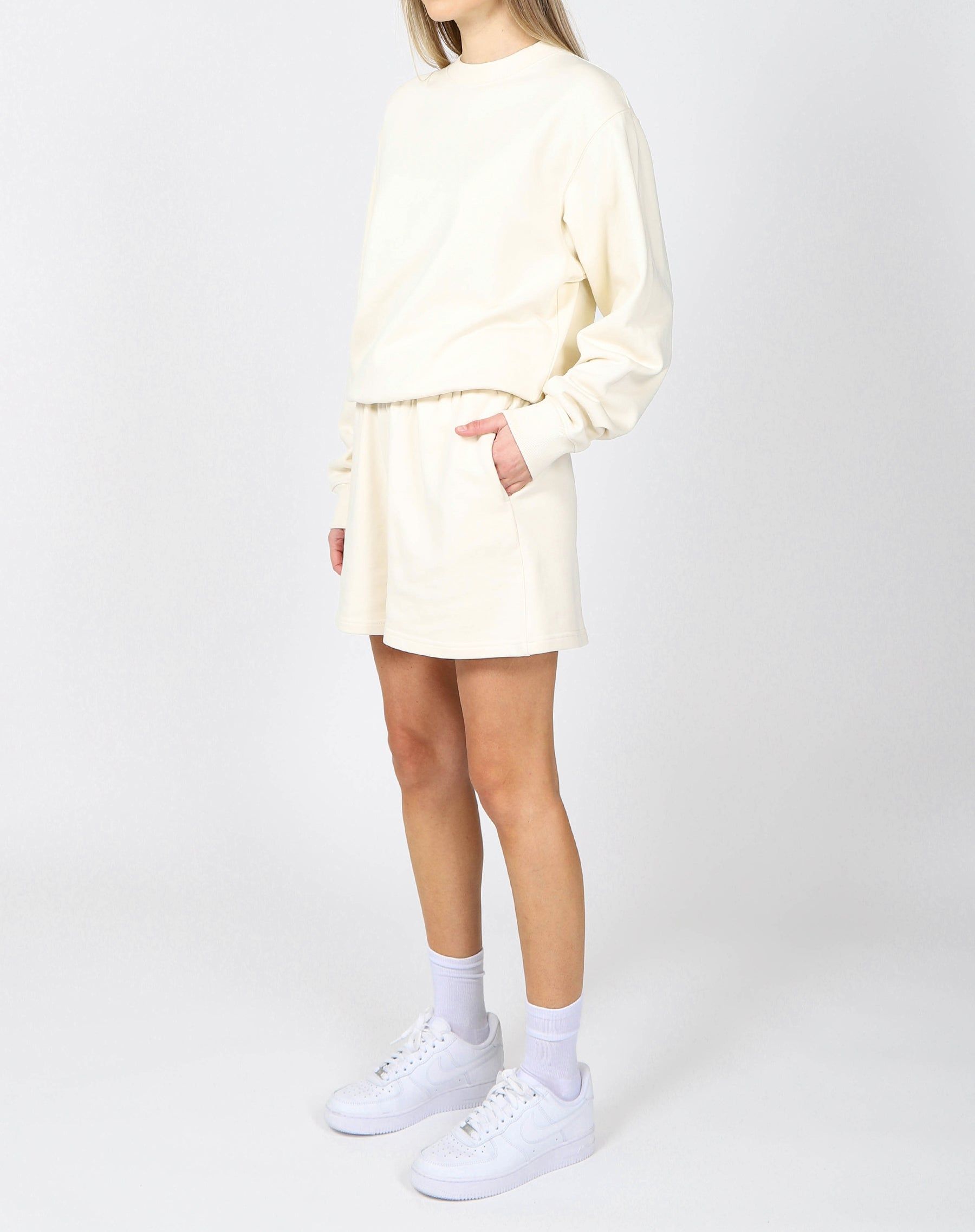 The Best Friend Crew Neck Sweatshirt | Almond Milk sold by Brunette The Label product image thumbnail 3