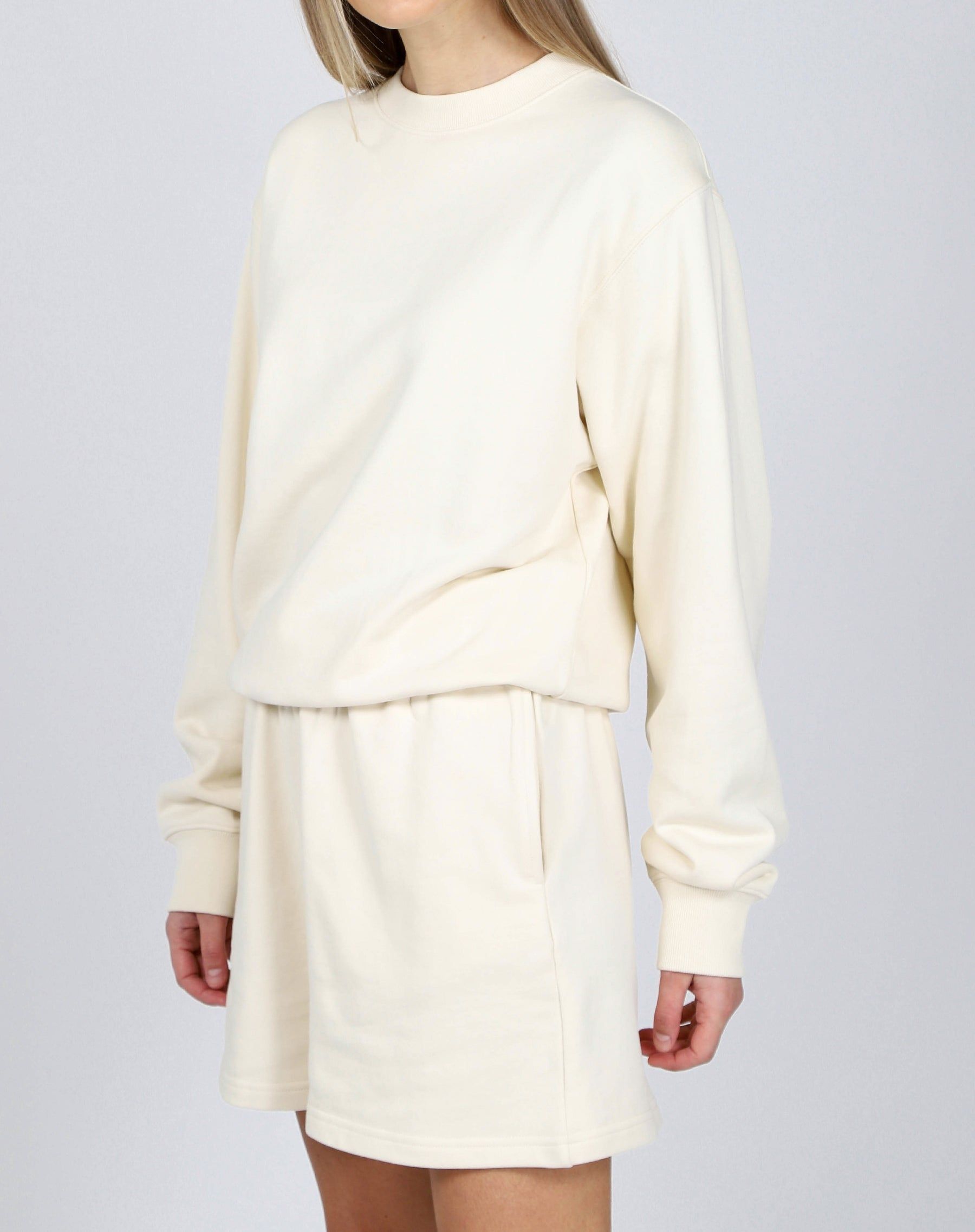 The Best Friend Crew Neck Sweatshirt | Almond Milk sold by Brunette The Label product image thumbnail 2