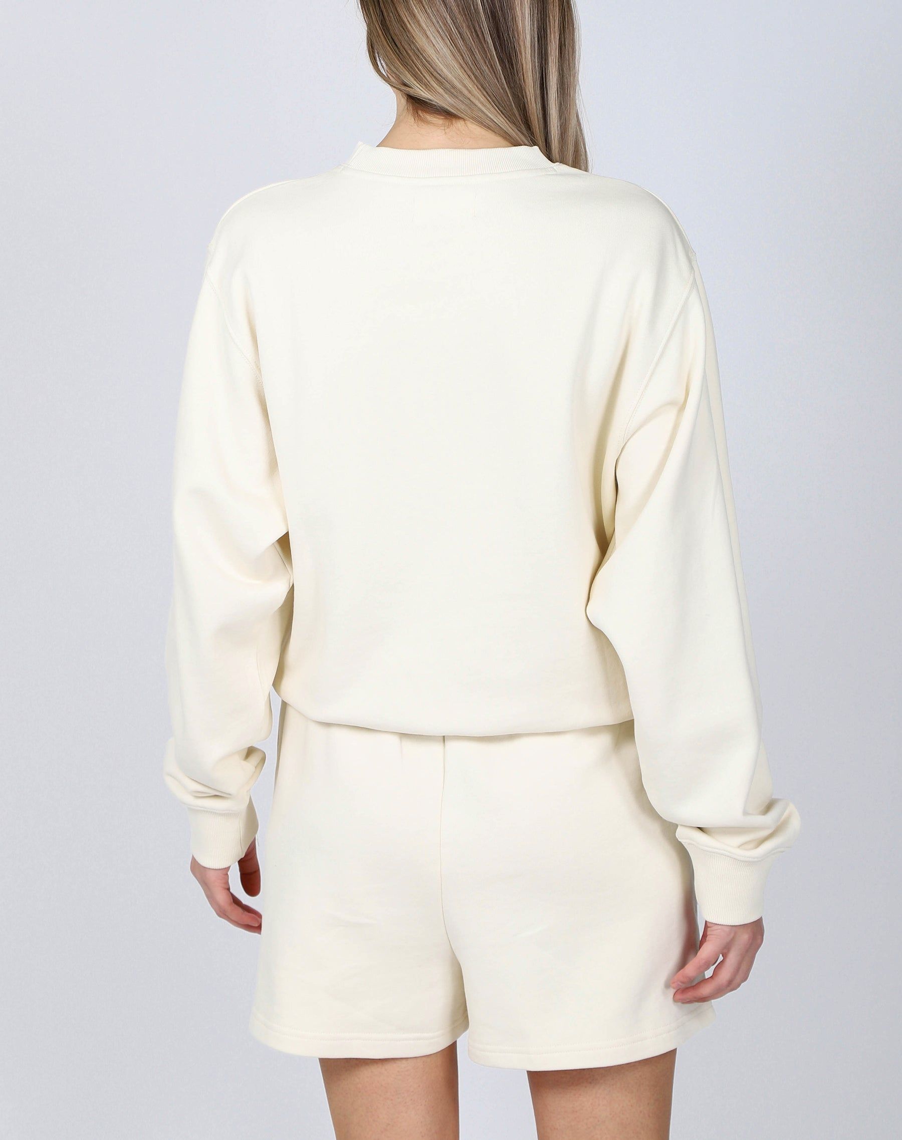 The Best Friend Crew Neck Sweatshirt | Almond Milk sold by Brunette The Label product image thumbnail 4