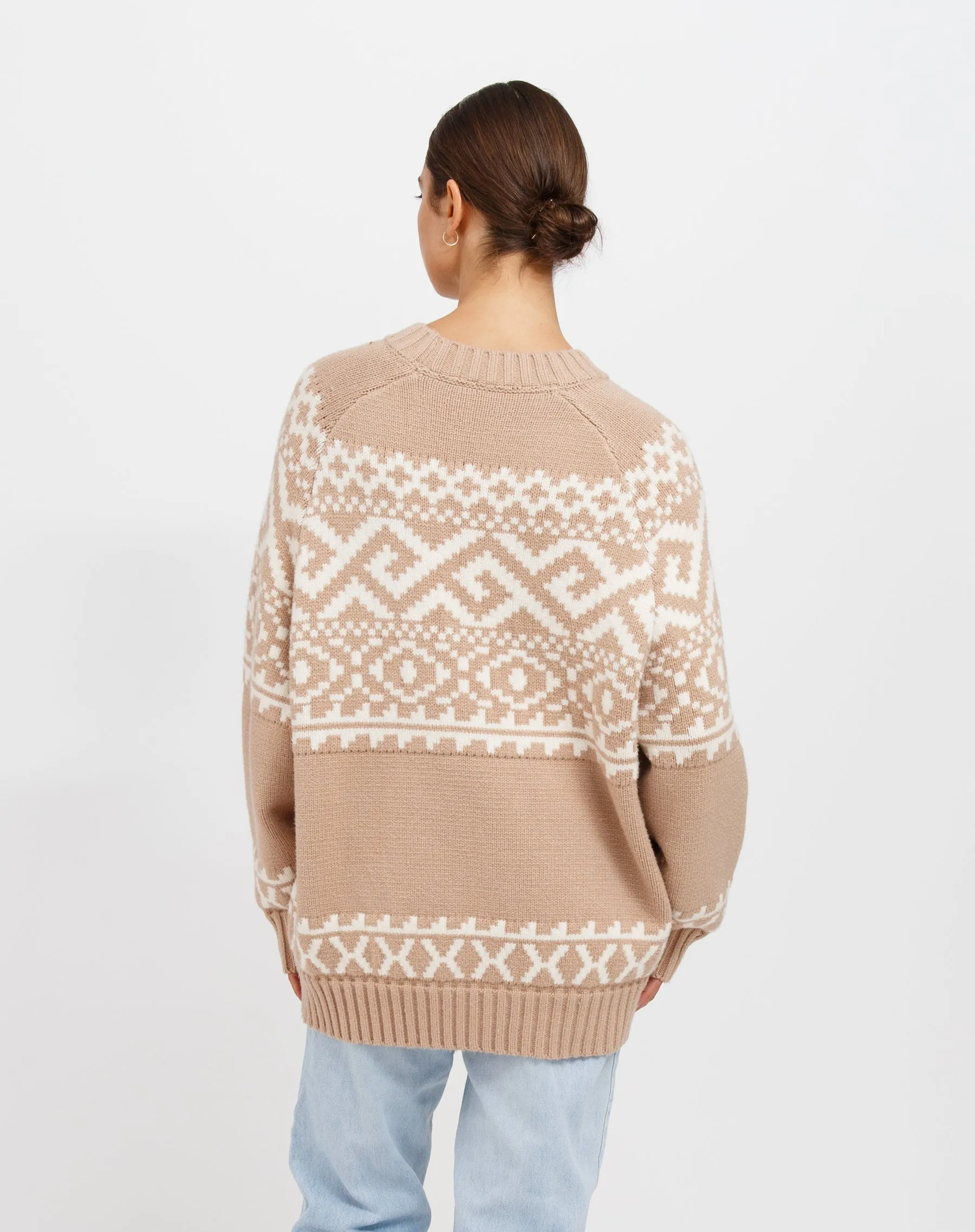 Fair Isle Knit Sweater sold by Brunette The Label product image thumbnail 3