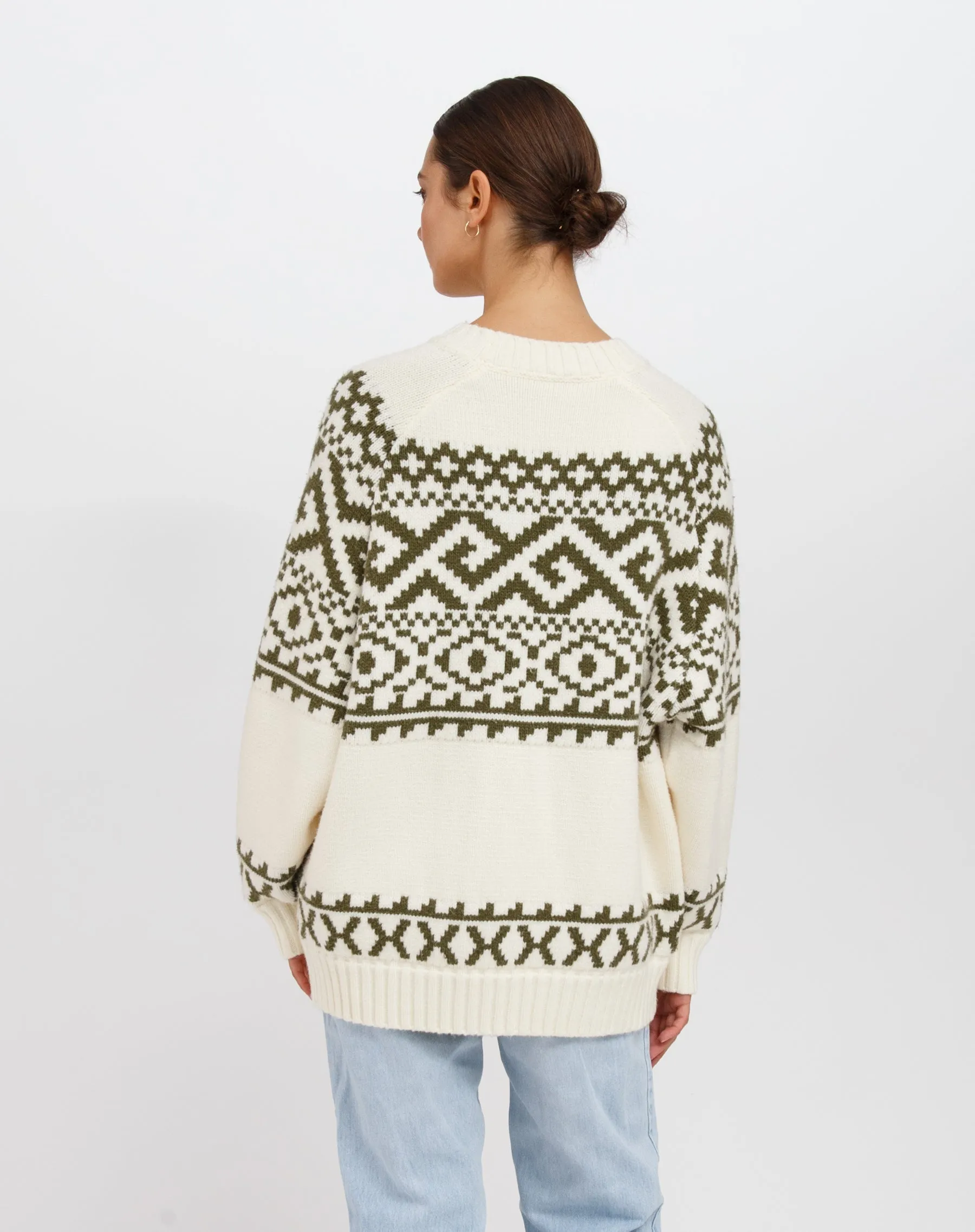 Fair Isle Knit Sweater sold by Brunette The Label product image thumbnail 3