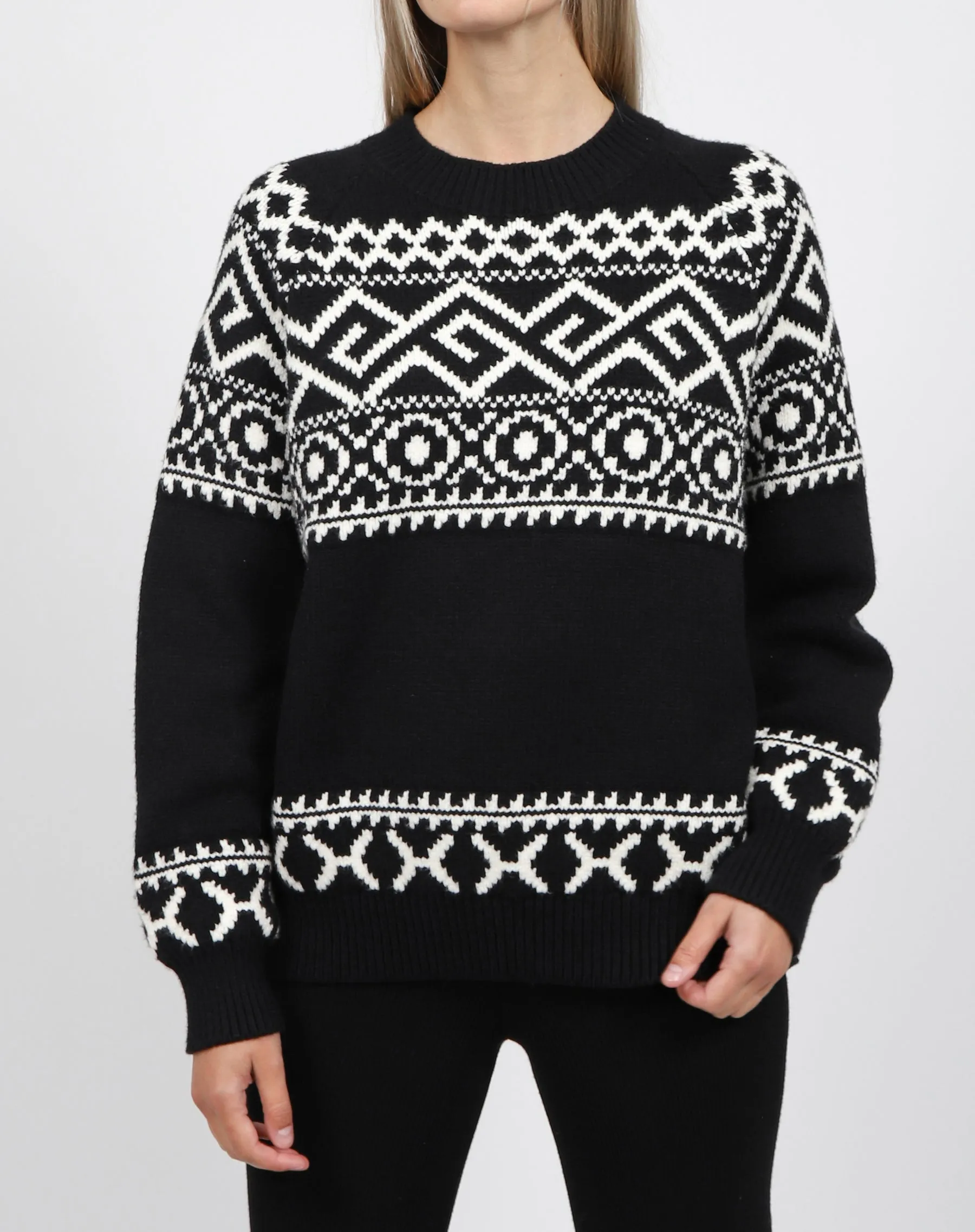 Fair Isle Knit Sweater sold by Brunette The Label