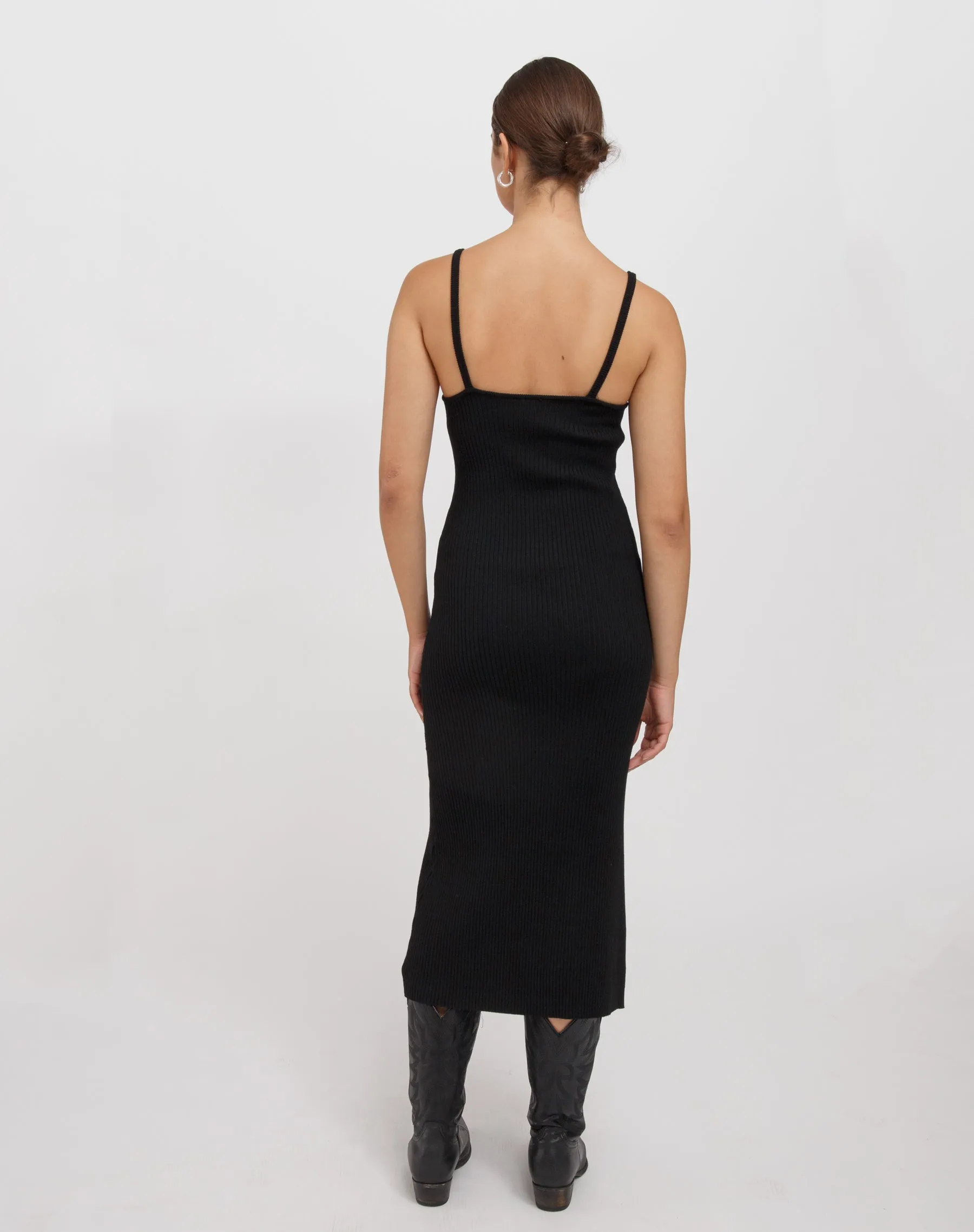 Jennifer Knit Maxi Dress sold by Brunette The Label product image thumbnail 4