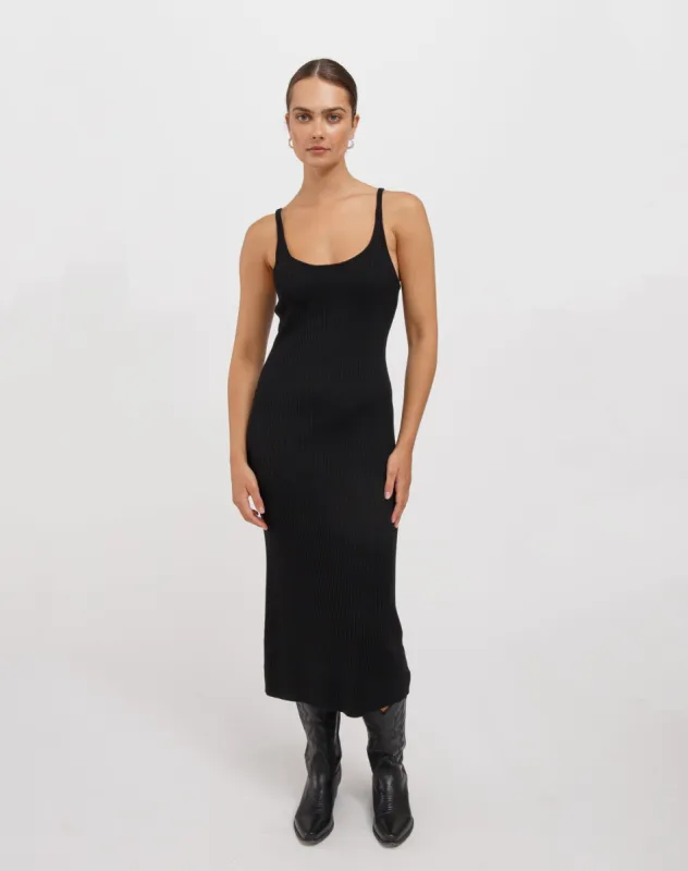 Jennifer Knit Maxi Dress sold by Brunette The Label