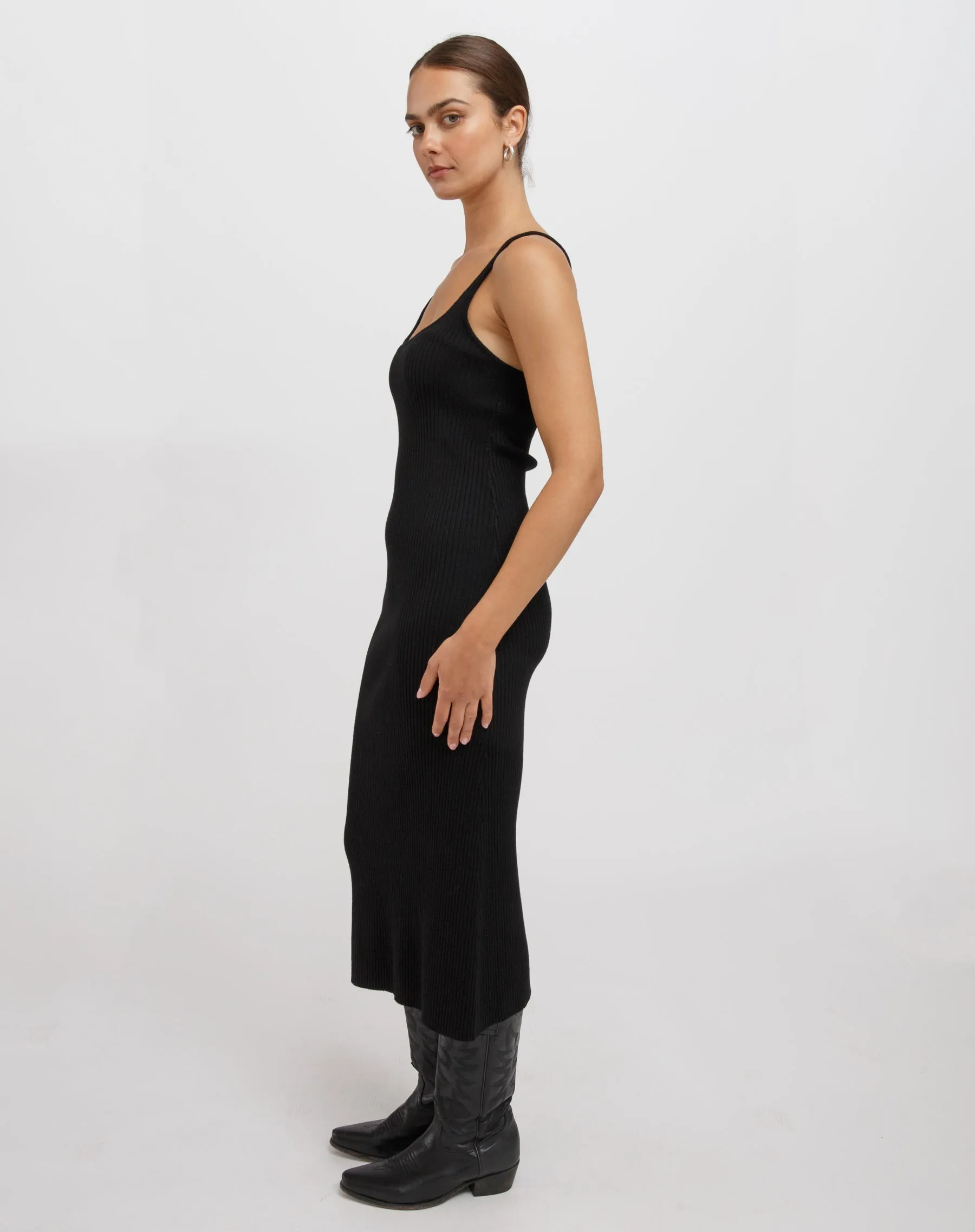 Jennifer Knit Maxi Dress sold by Brunette The Label product image thumbnail 3