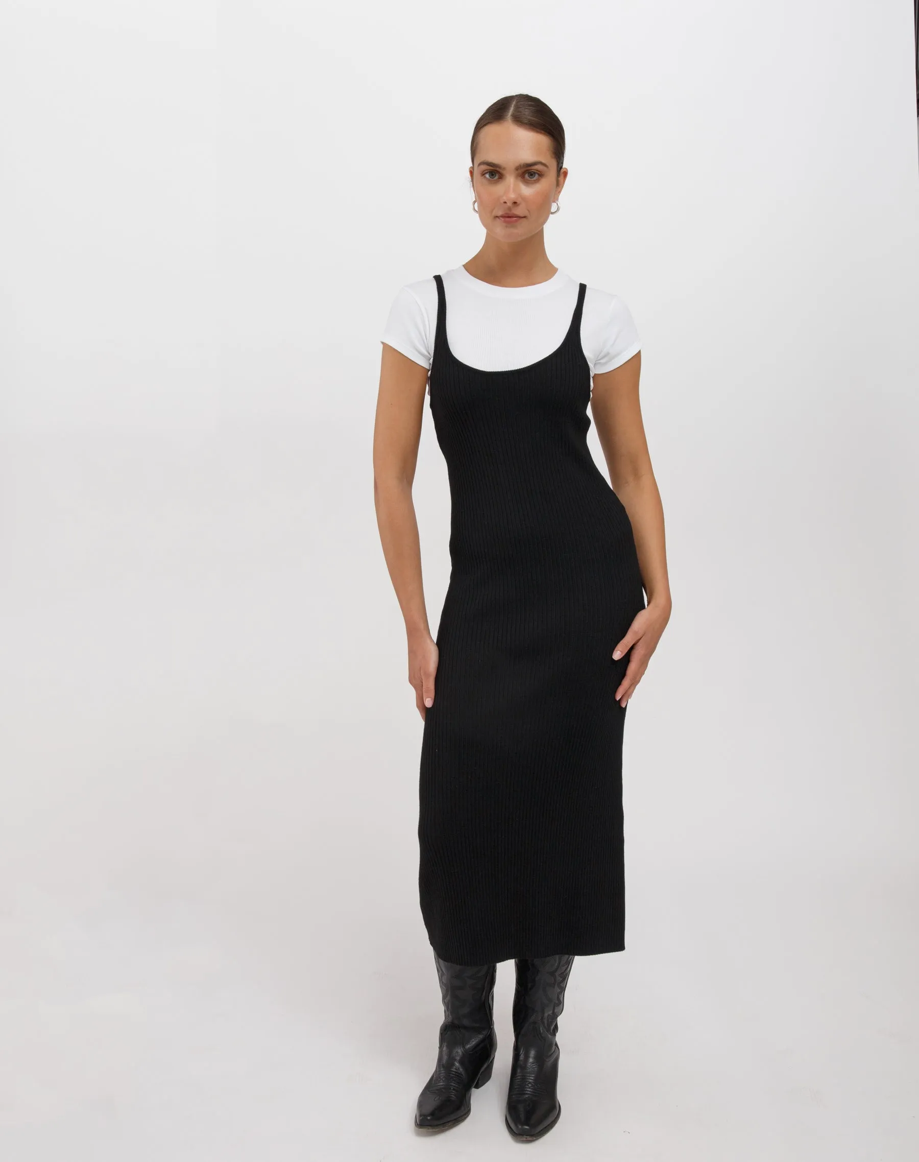 Jennifer Knit Maxi Dress sold by Brunette The Label product image thumbnail 2