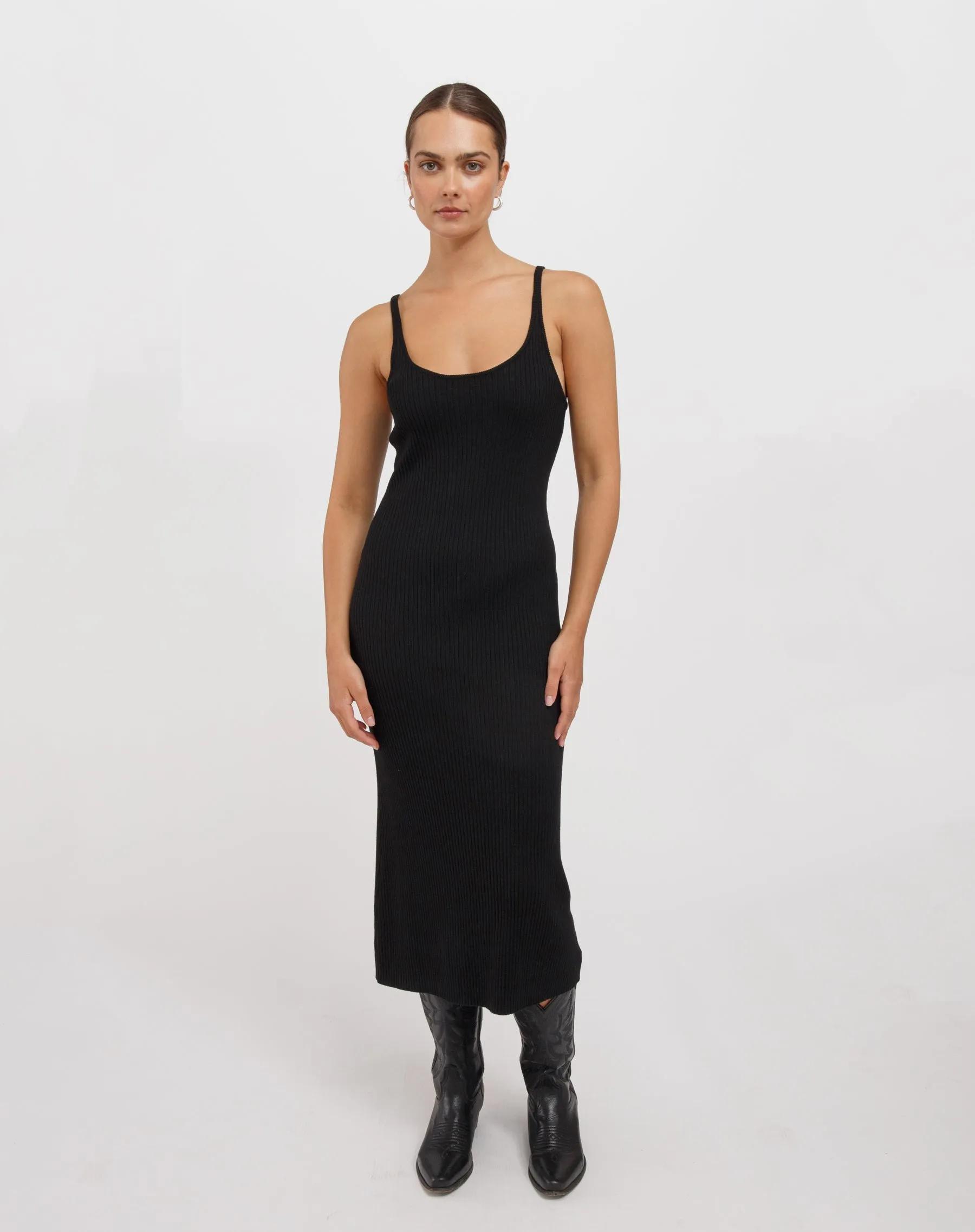 Jennifer Knit Maxi Dress sold by Brunette The Label product image thumbnail 4