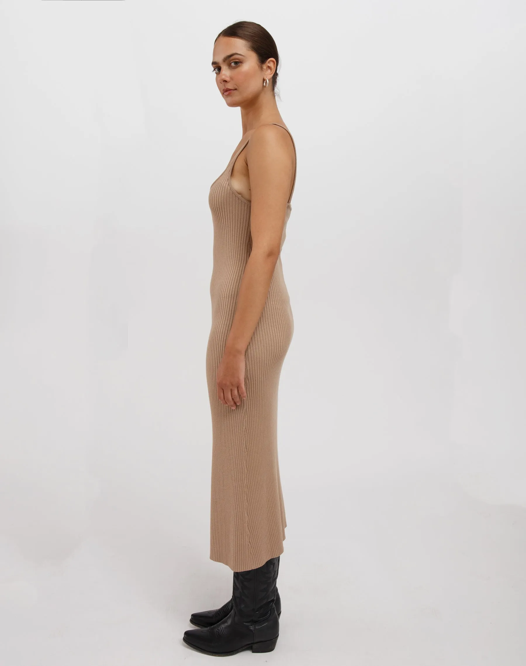 Jennifer Knit Maxi Dress sold by Brunette The Label product image thumbnail 2