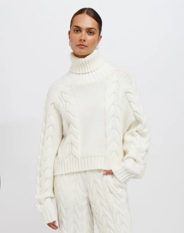 Adele Knit Turtleneck sold by Brunette The Label