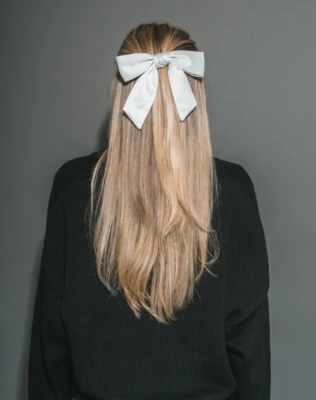 Large Satin Bow sold by Brunette The Label