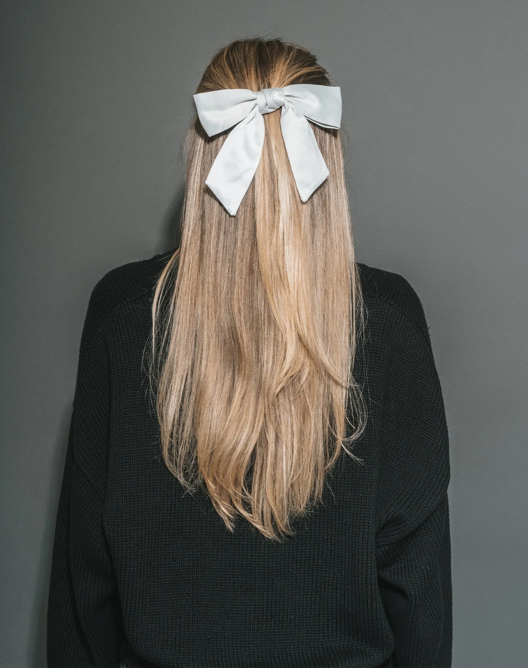 Large Satin Bow sold by Brunette The Label