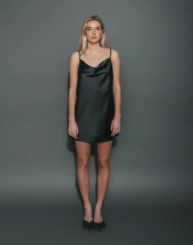 Satin Mini Dress sold by Brunette The Label