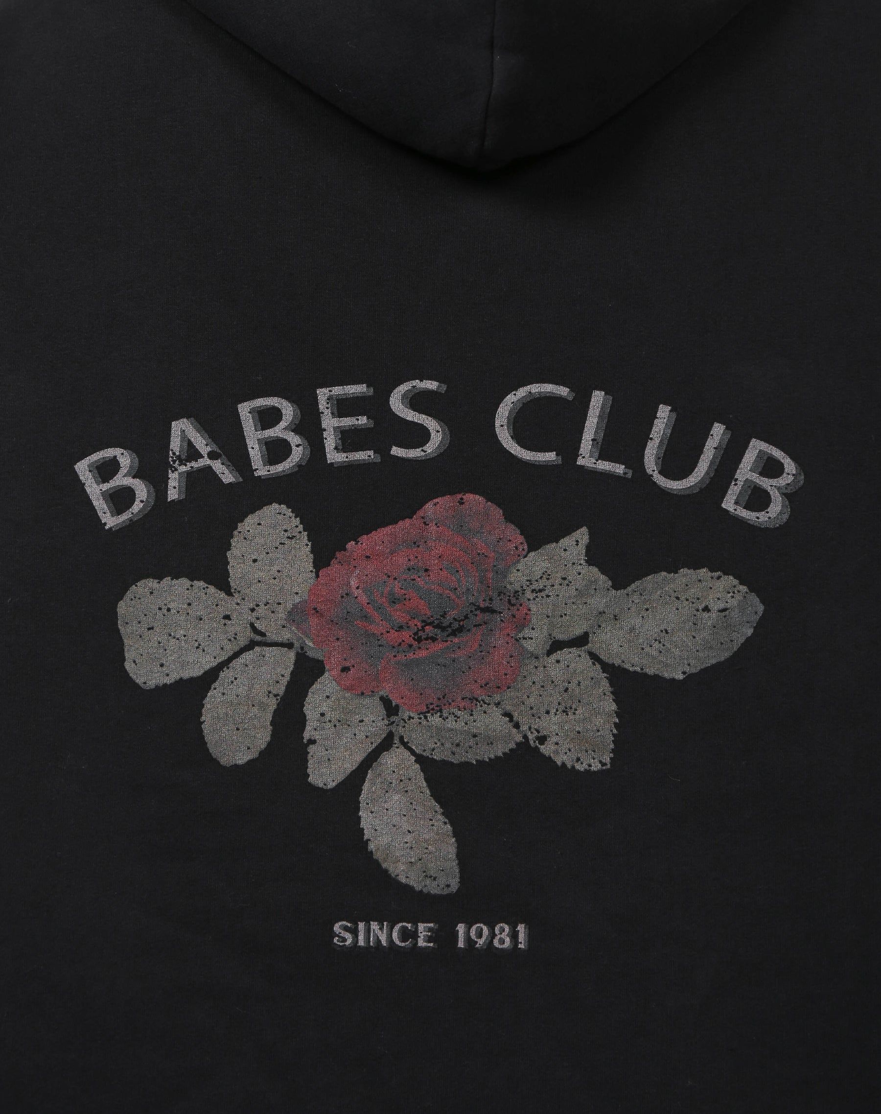 The "BABES CLUB" Big Sister Hoodie | Washed Black sold by Brunette The Label product image thumbnail 3