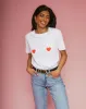 Double Hearts Classic Tee sold by Brunette The Label