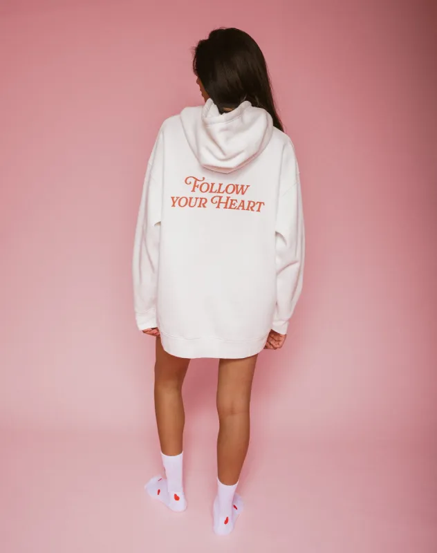 "Follow Your Heart" Big Sister Hoodie sold by Brunette The Label
