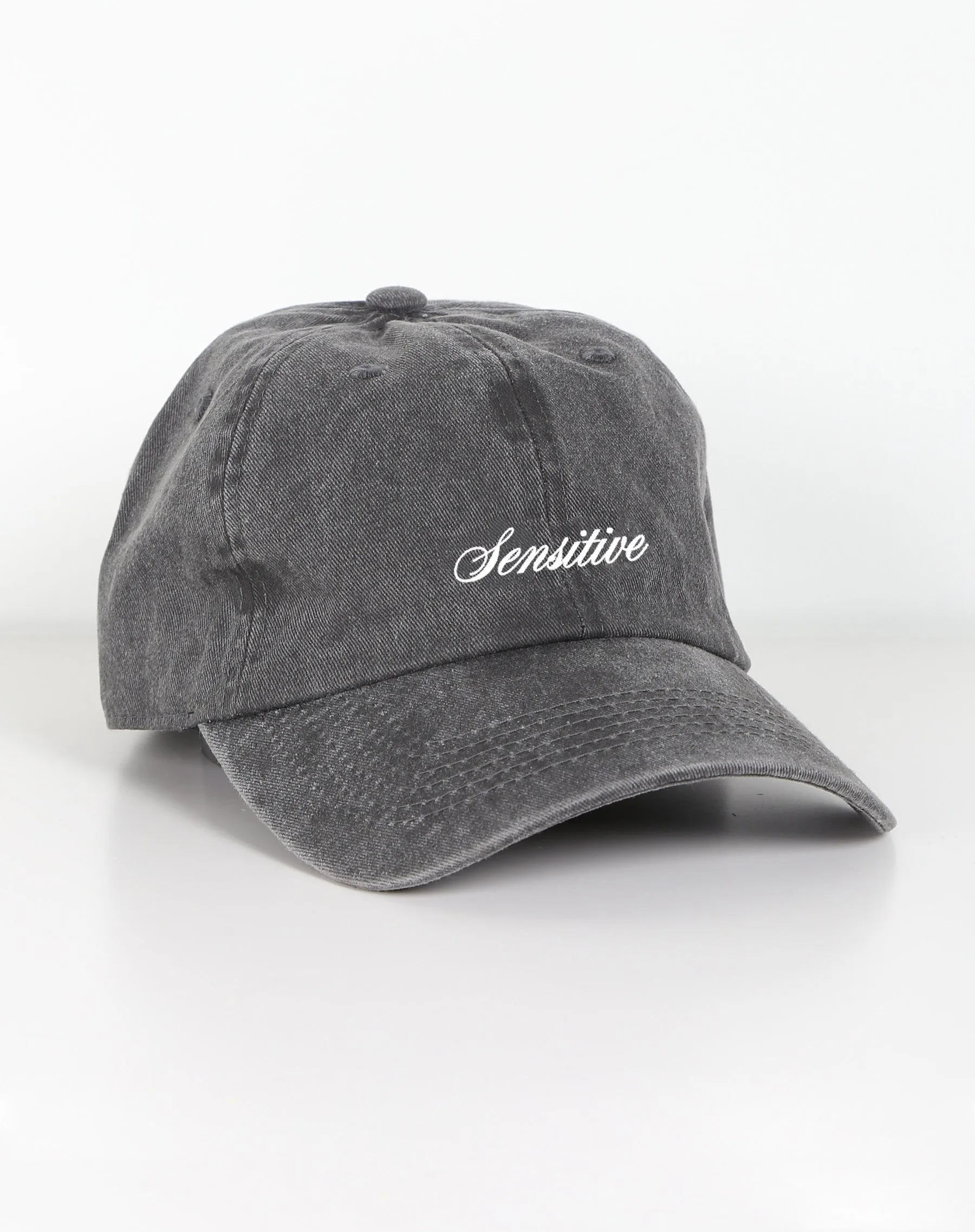 "Sensitive" Baseball Cap sold by Brunette The Label