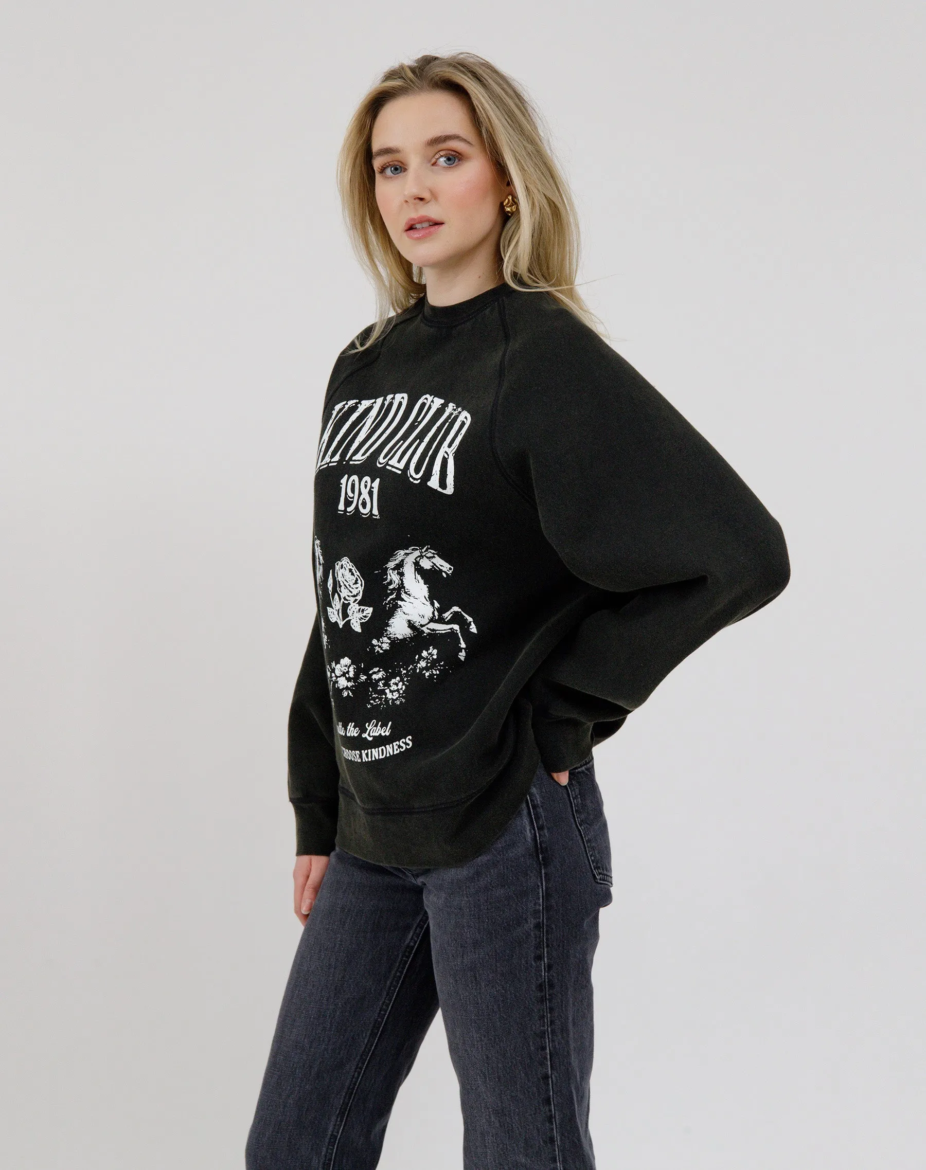 "Kind Club" Not Your Boyfriend's Crew sold by Brunette The Label product image thumbnail 3