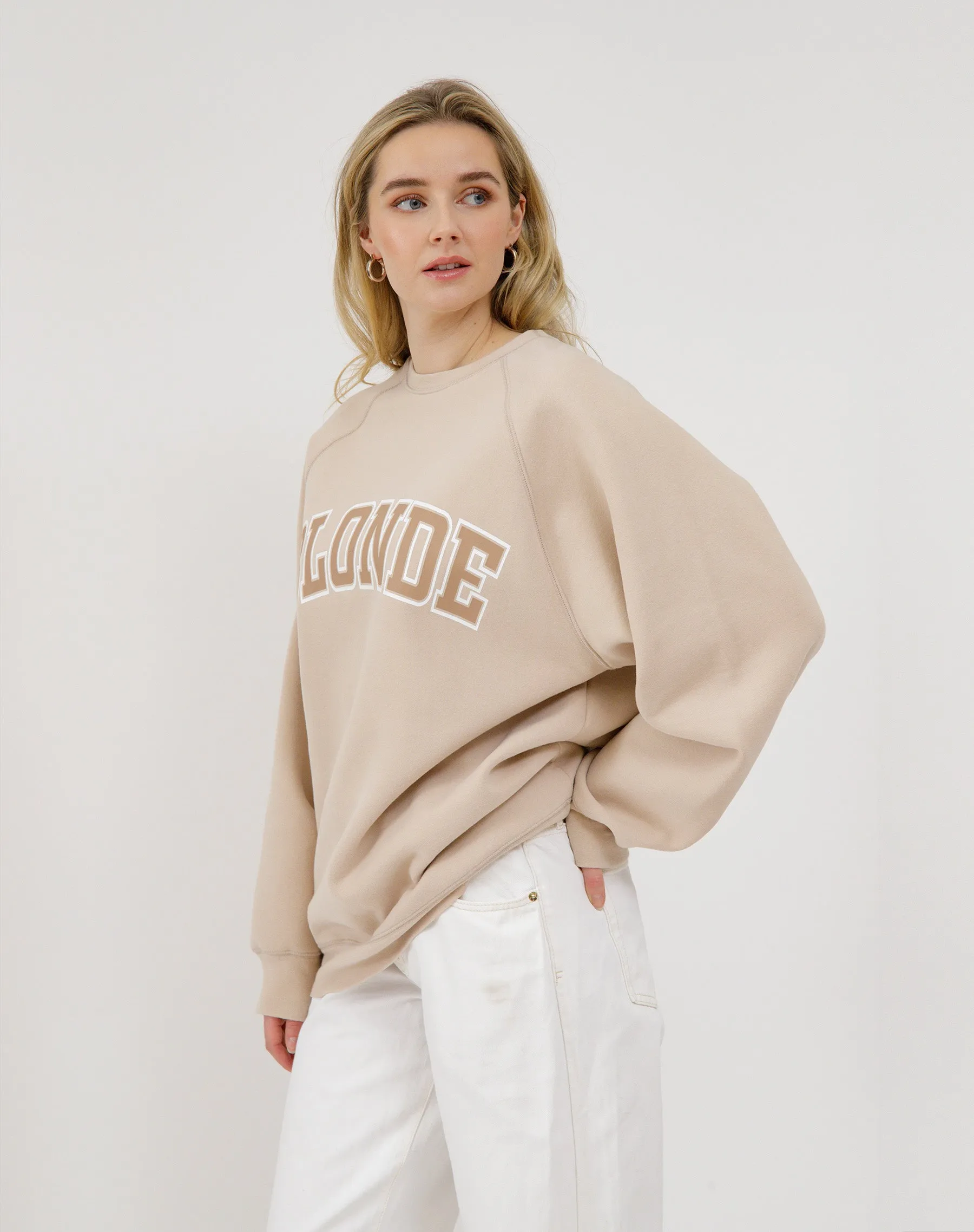"Blonde" Varsity Hair Colour Not Your Boyfriend's Crew sold by Brunette The Label product image thumbnail 2