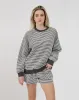 Mini Stripe Crew sold by Brunette The Label