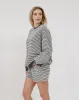 Mini Stripe Crew sold by Brunette The Label