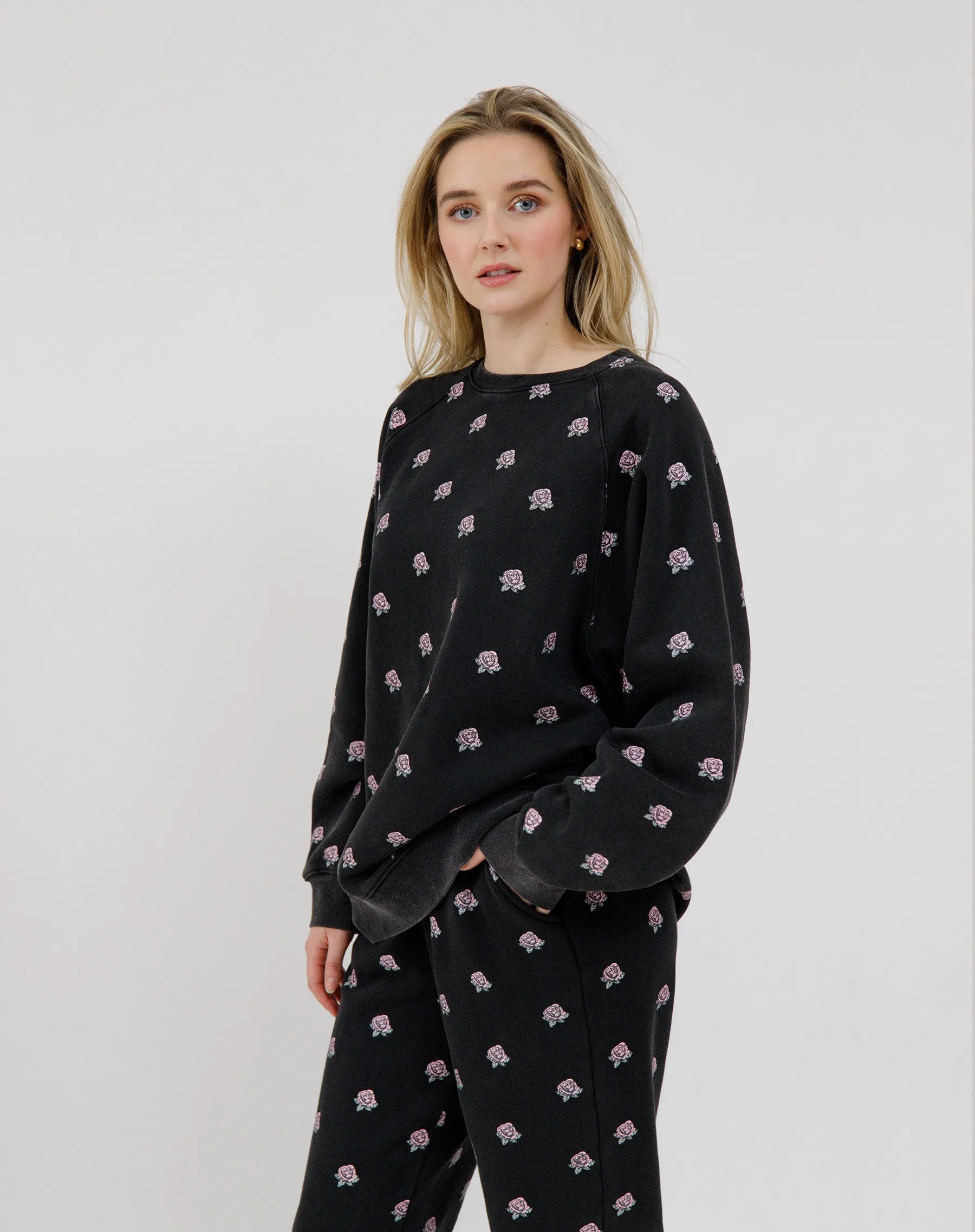 All Over Floral Not Your Boyfriend's Crew sold by Brunette The Label product image thumbnail 3