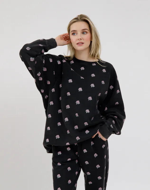 All Over Floral Not Your Boyfriend's Crew sold by Brunette The Label