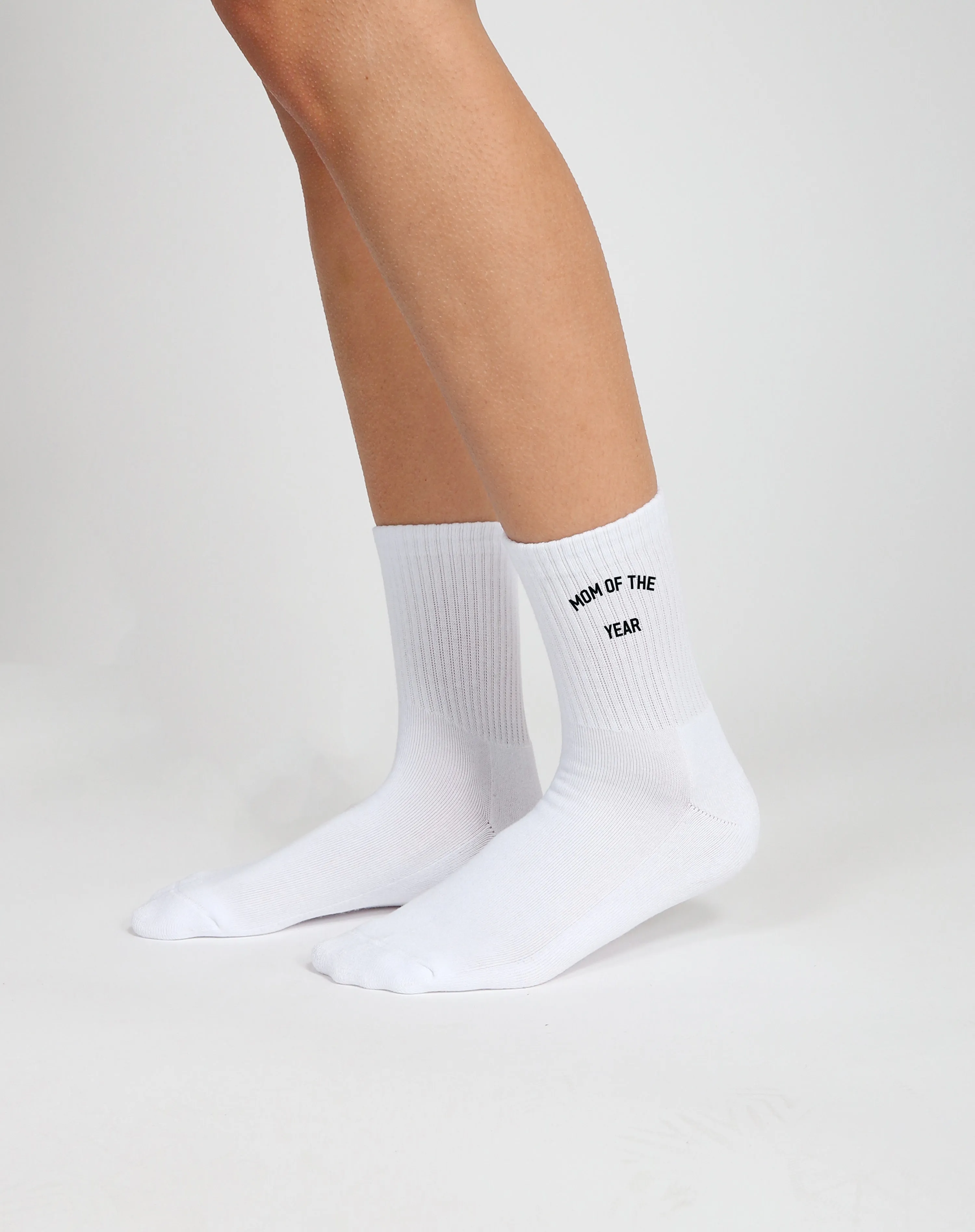 "Mom of the Year" Socks sold by Brunette The Label