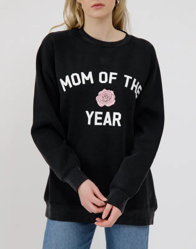 "Mom of the Year" Not Your Boyfriend's Crew sold by Brunette The Label