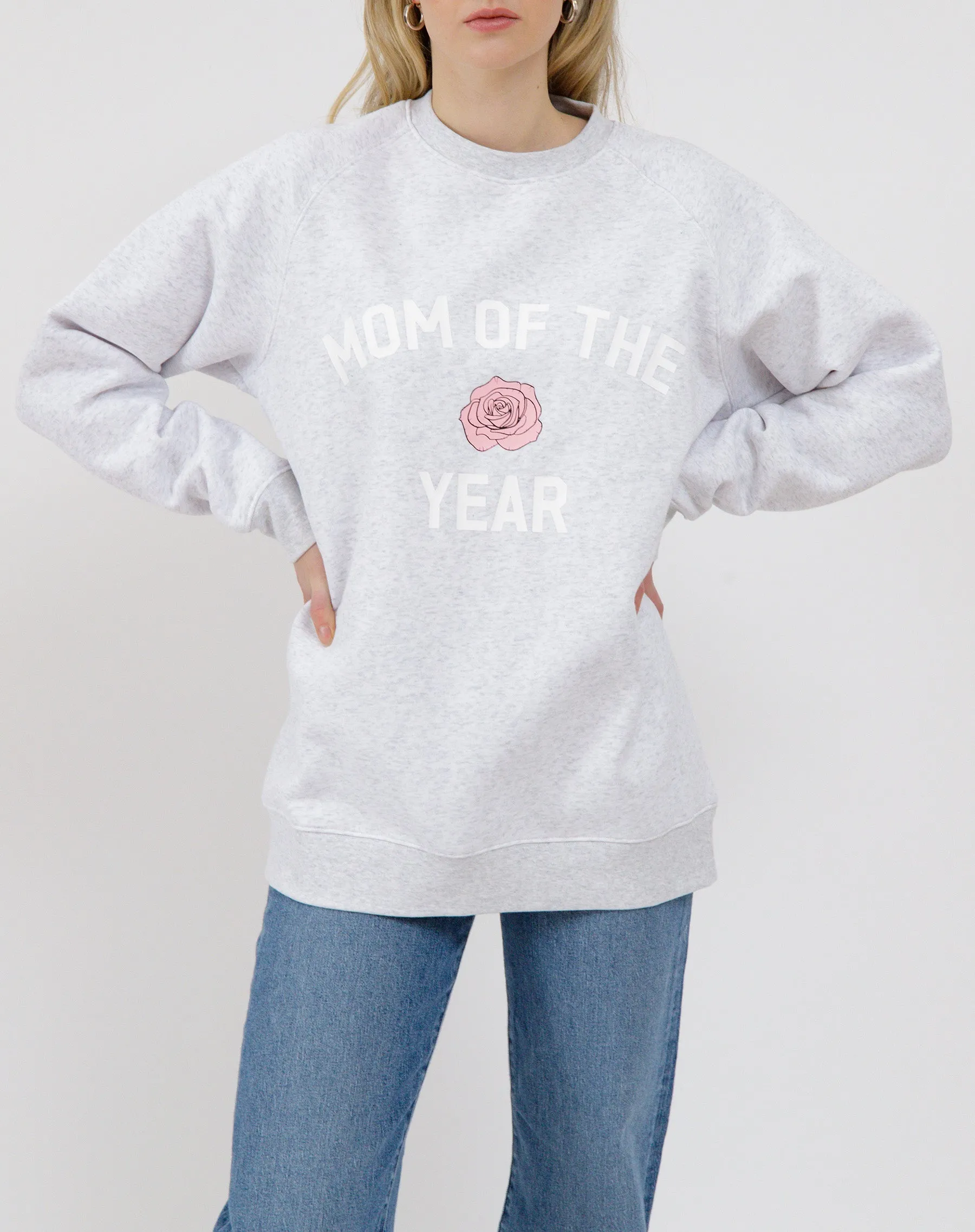 "Mom of the Year" Not Your Boyfriend's Crew sold by Brunette The Label