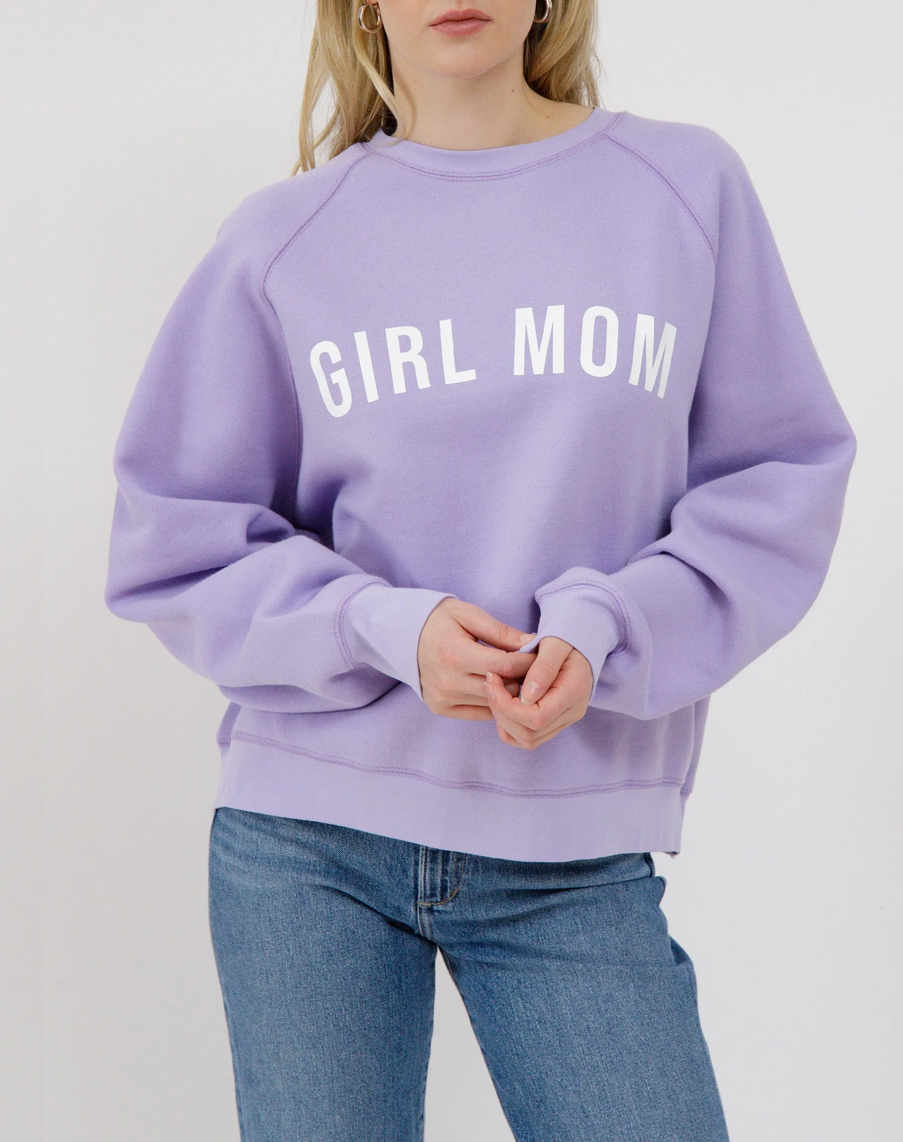"Girl Mom" Perfect Crew sold by Brunette The Label