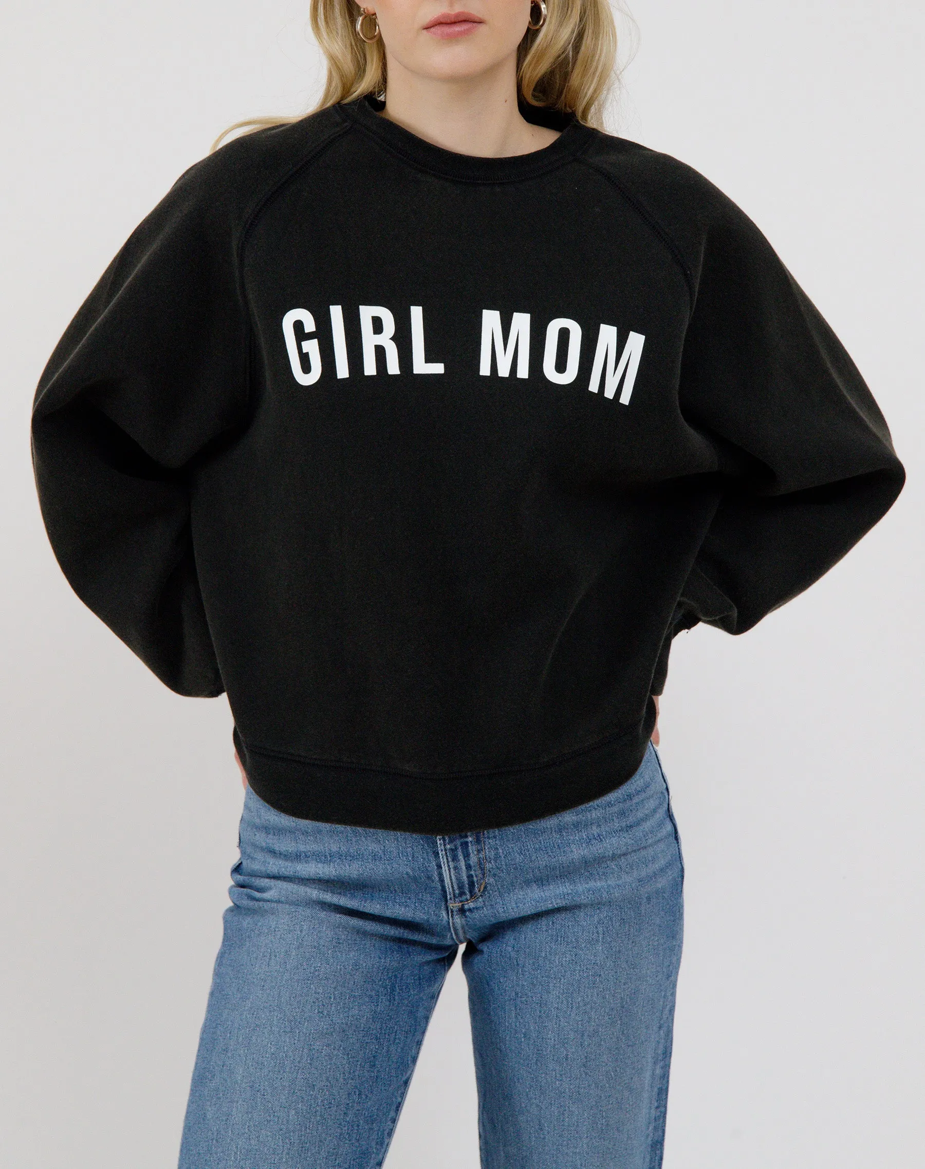 "Girl Mom" Perfect Crew sold by Brunette The Label