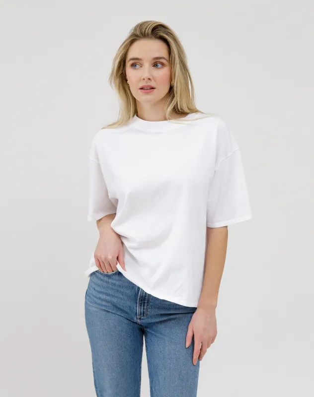 Boxy Tee sold by Brunette The Label