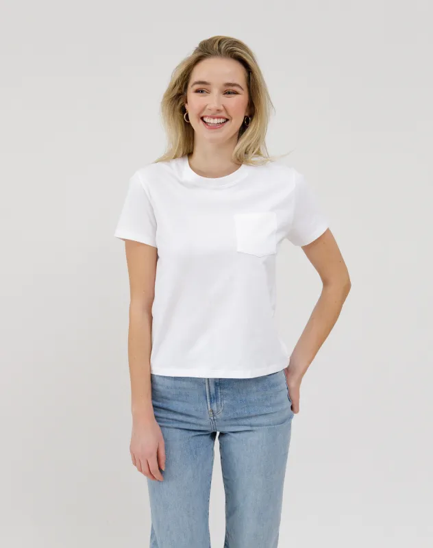 Pocket Tee sold by Brunette The Label