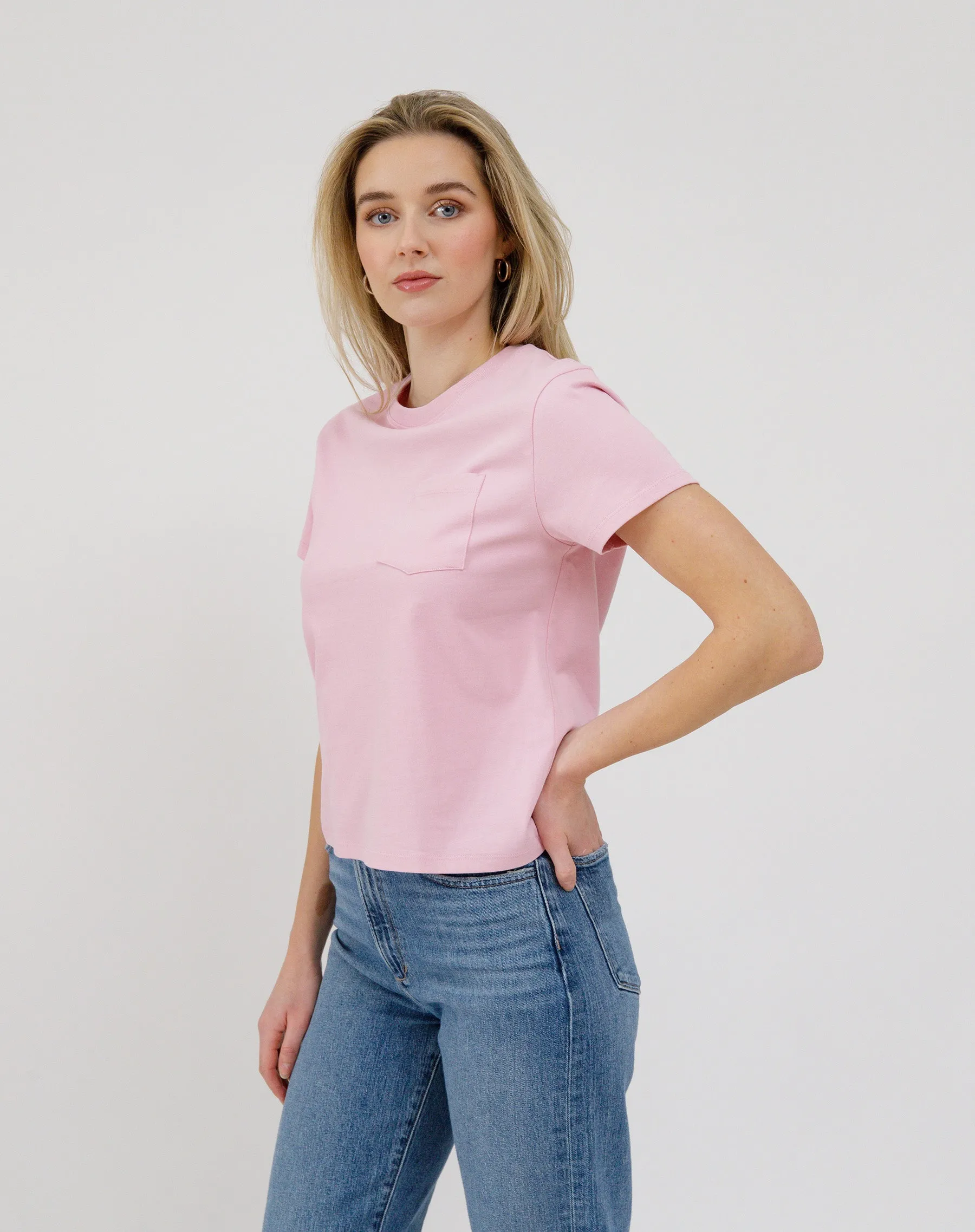 Pocket Tee sold by Brunette The Label product image thumbnail 3