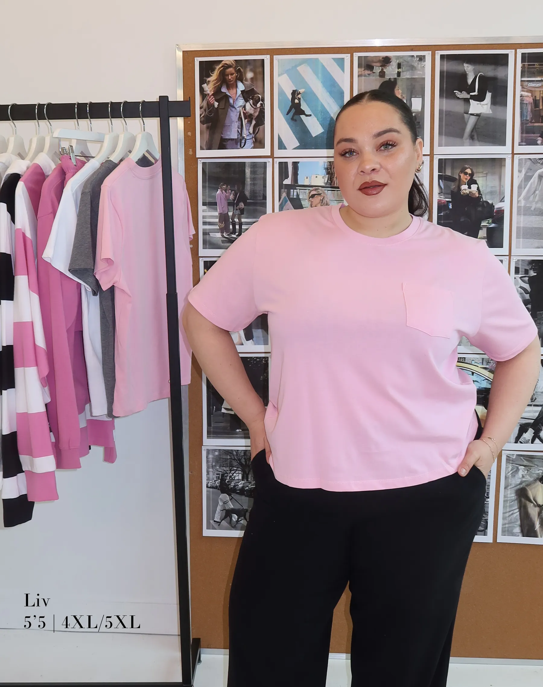 Pocket Tee sold by Brunette The Label product image thumbnail 5