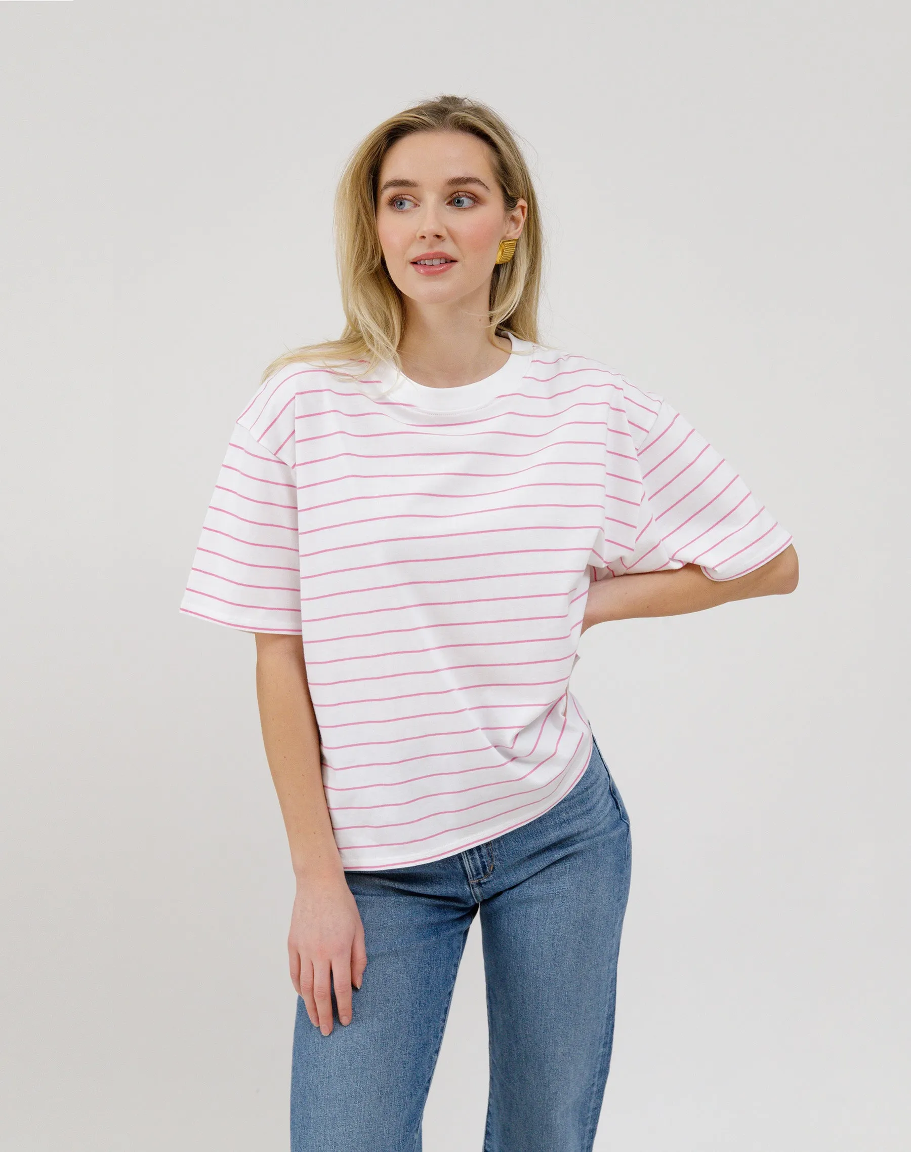 Boxy Tee sold by Brunette The Label