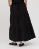 Poplin Tiered Skirt sold by Brunette The Label