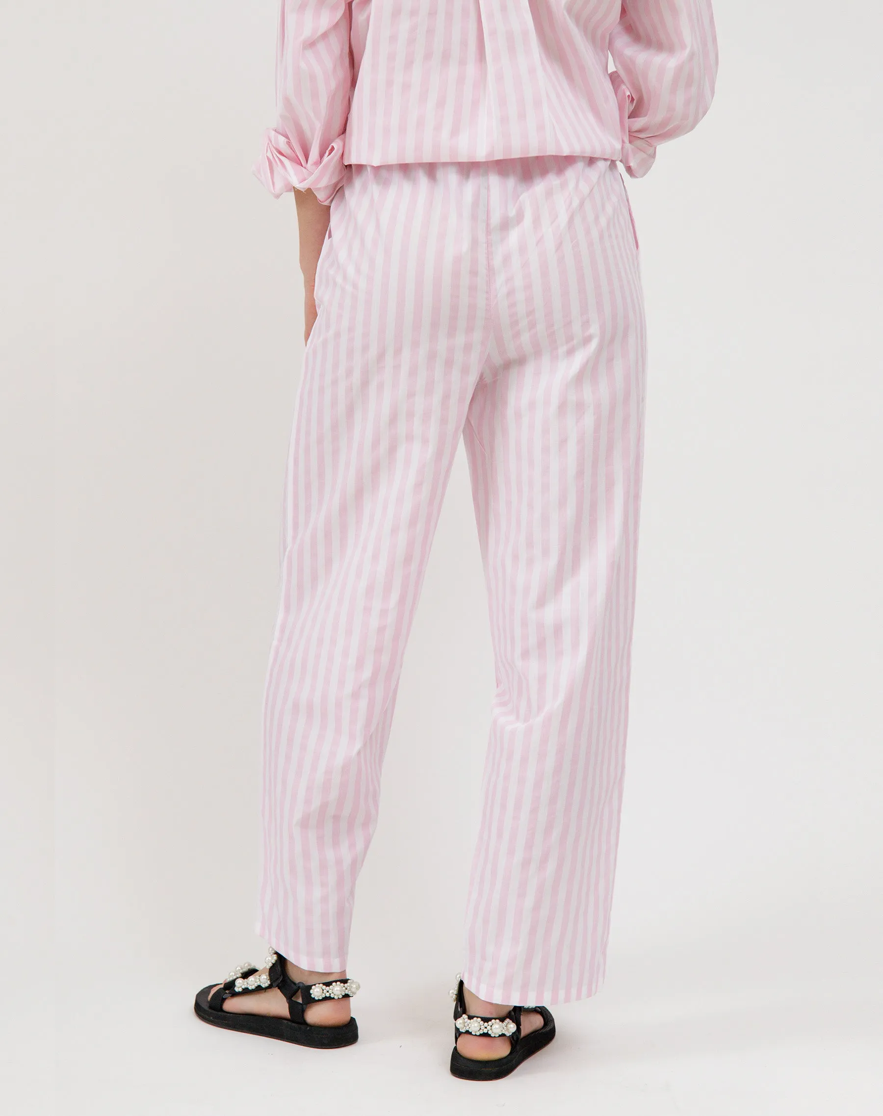 Poplin Drawstring Pants sold by Brunette The Label product image thumbnail 3