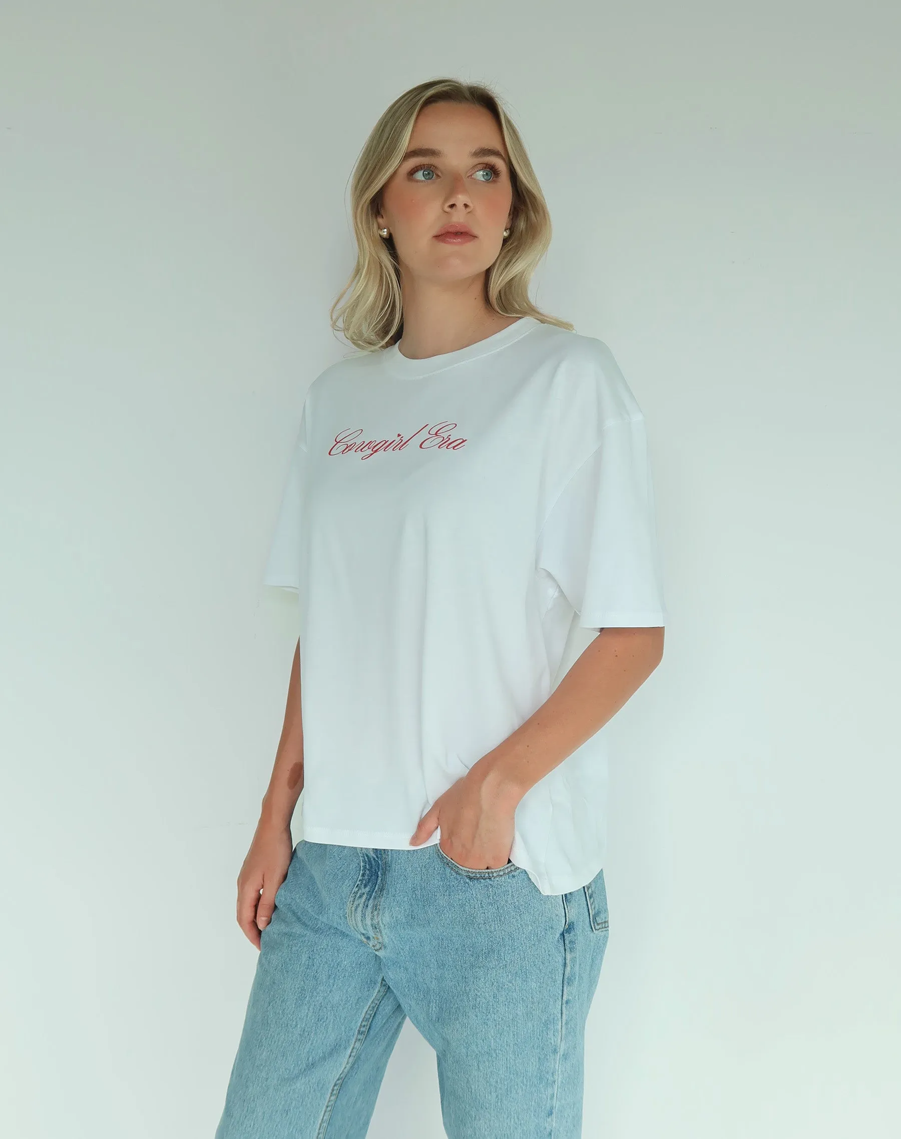 "Cowgirl Era" Boxy Tee sold by Brunette The Label product image thumbnail 3