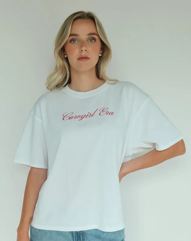 "Cowgirl Era" Boxy Tee sold by Brunette The Label