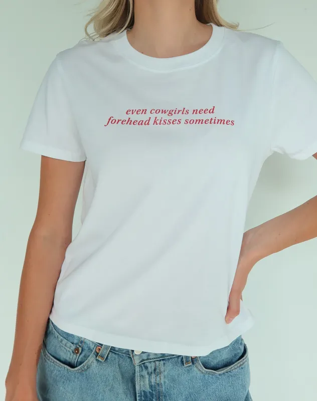 "Forehead Kisses" Paris Tee sold by Brunette The Label