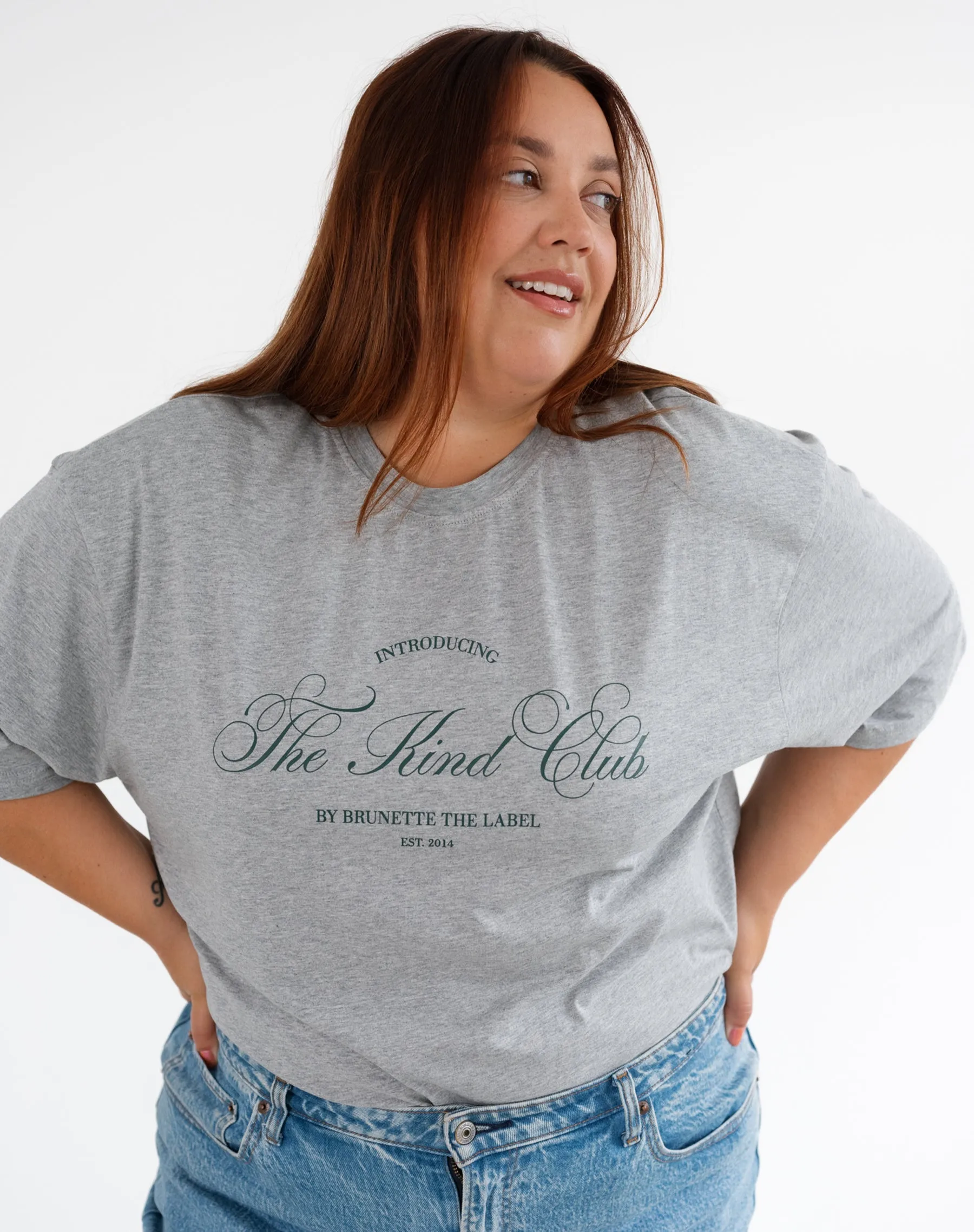 "Kind Club" Boxy Tee sold by Brunette The Label product image thumbnail 5