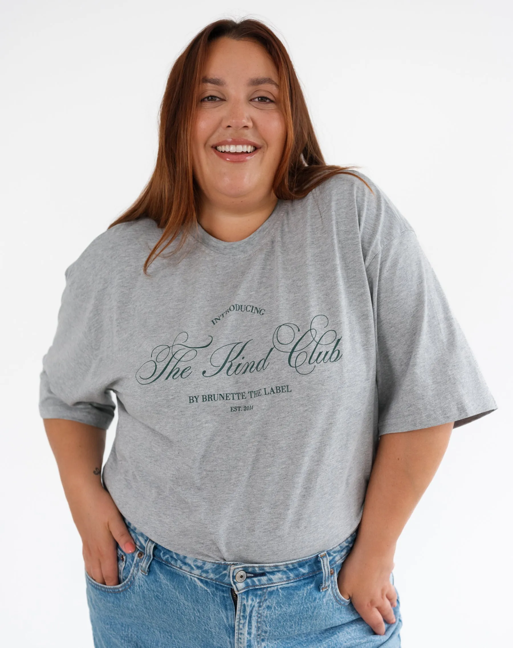 "Kind Club" Boxy Tee sold by Brunette The Label product image thumbnail 4