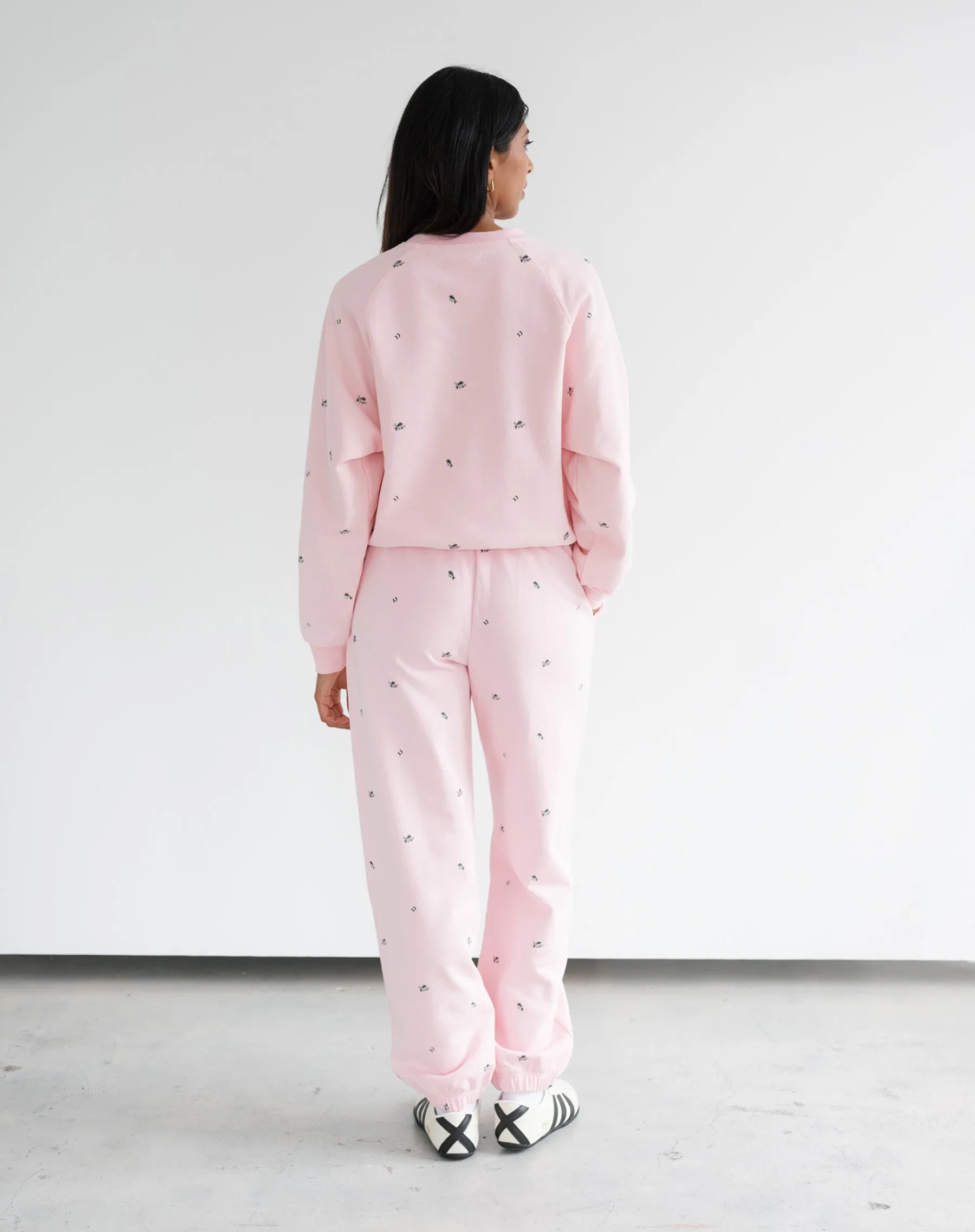 "Be Kind" All Over Floral Perfect Crew sold by Brunette The Label product image thumbnail 3